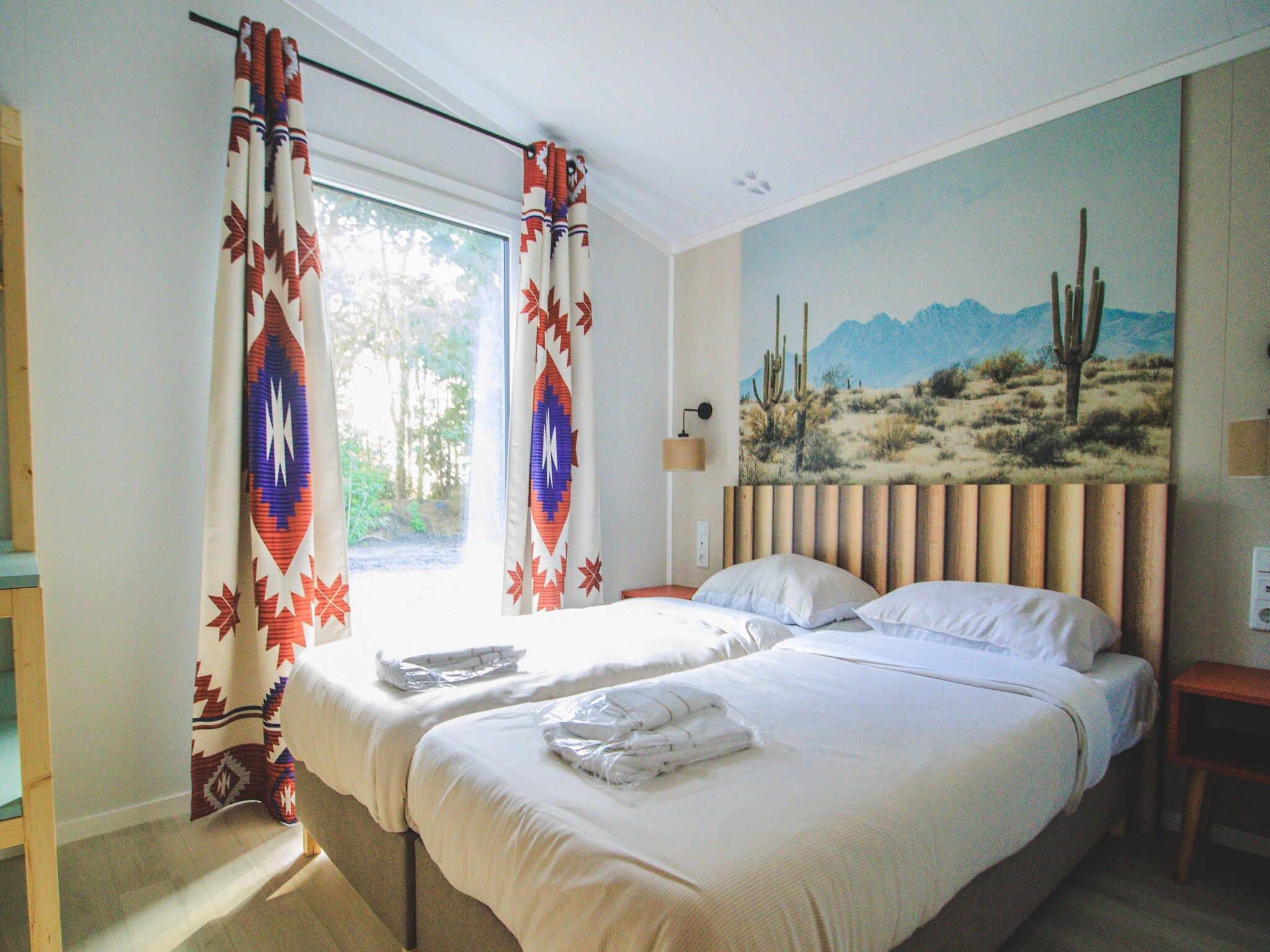 Een slaapkamer van Rancho Grande Deluxe in Slagharen