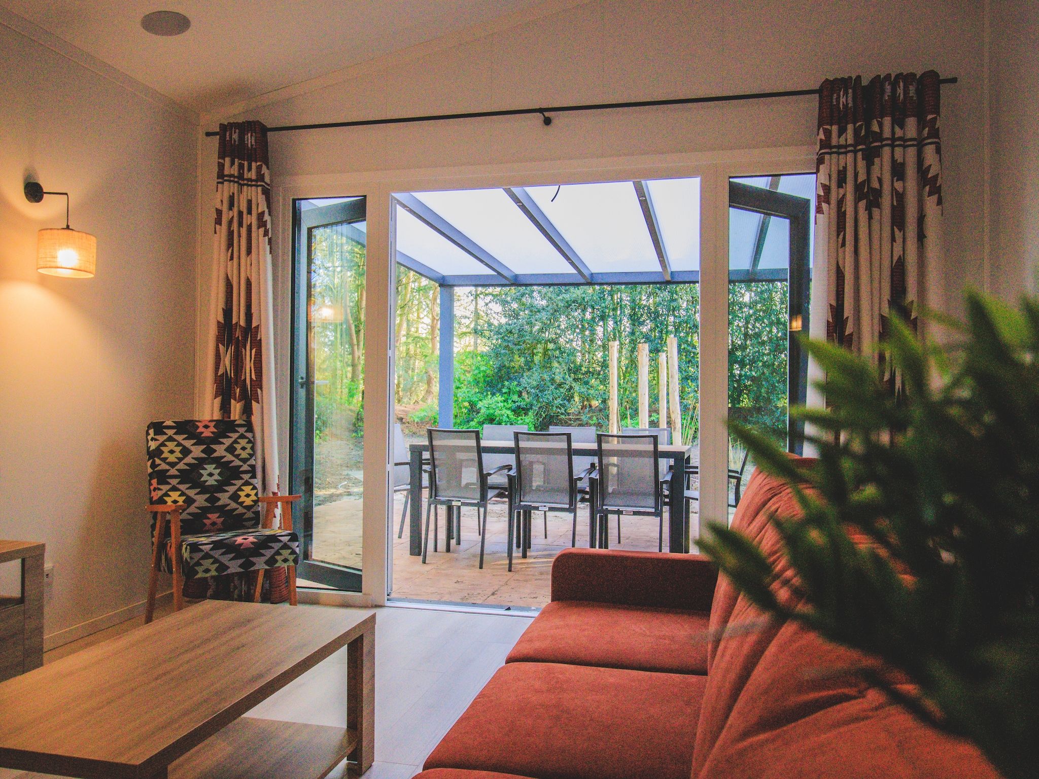 De woonkamer van Rancho Grande in Slagharen