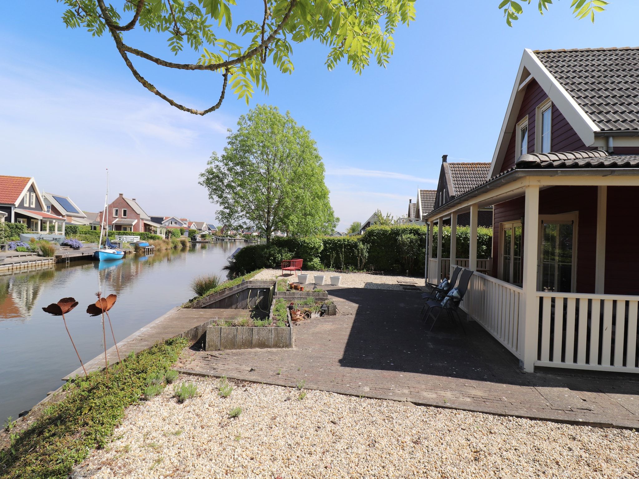 De tuin van Standaard 207 in Simonshaven