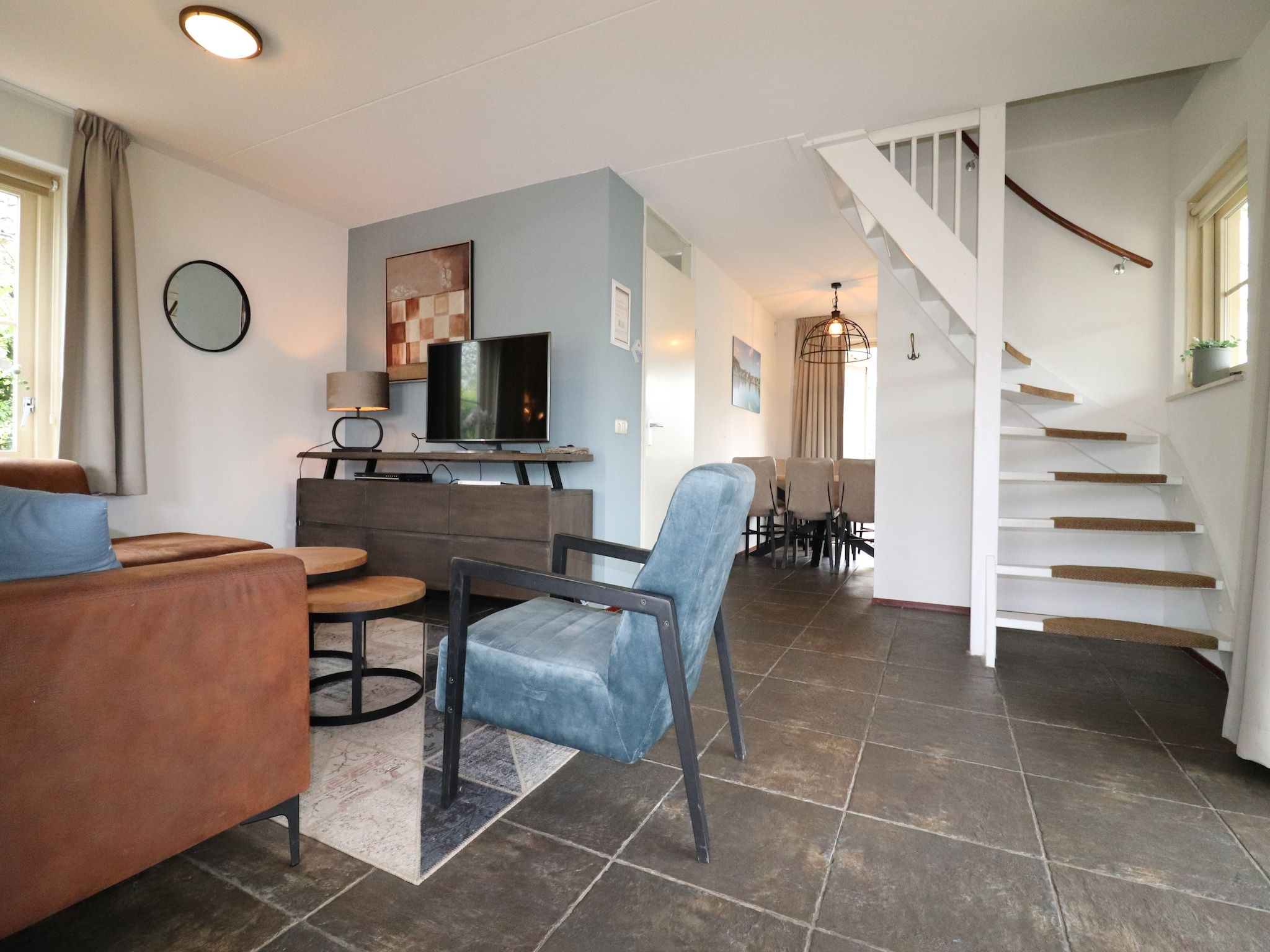 De woonkamer van Standaard 207 in Simonshaven