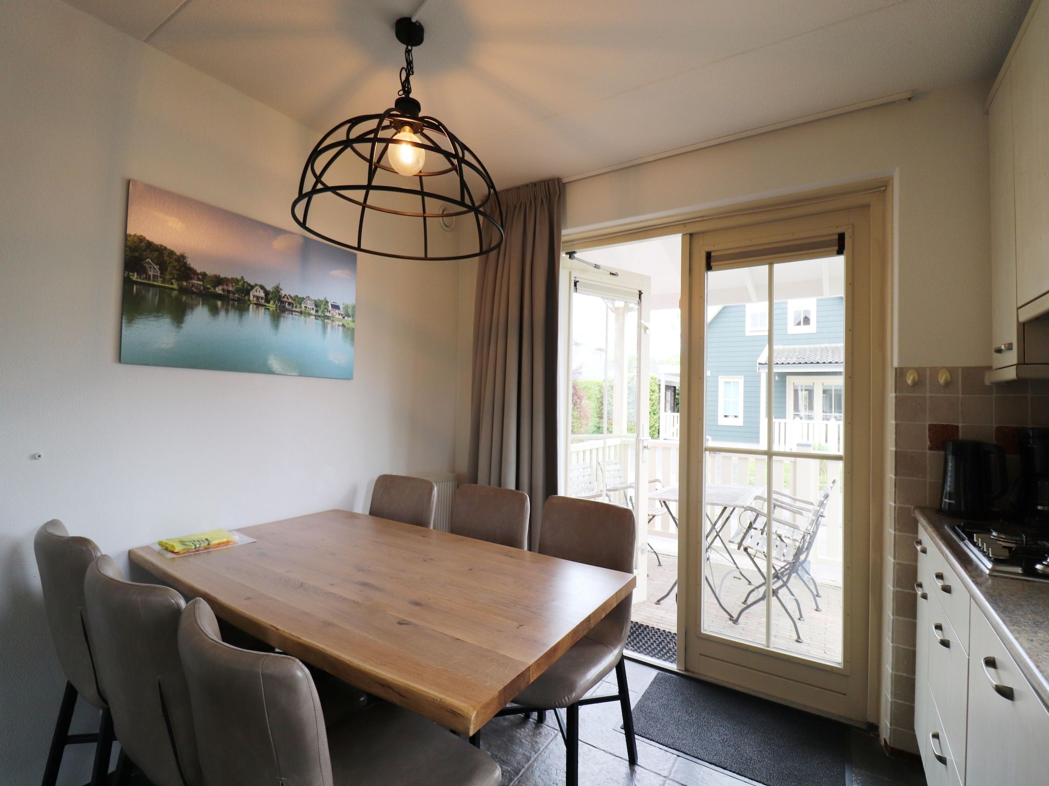 De eetkamer van Standaard 207 in Simonshaven