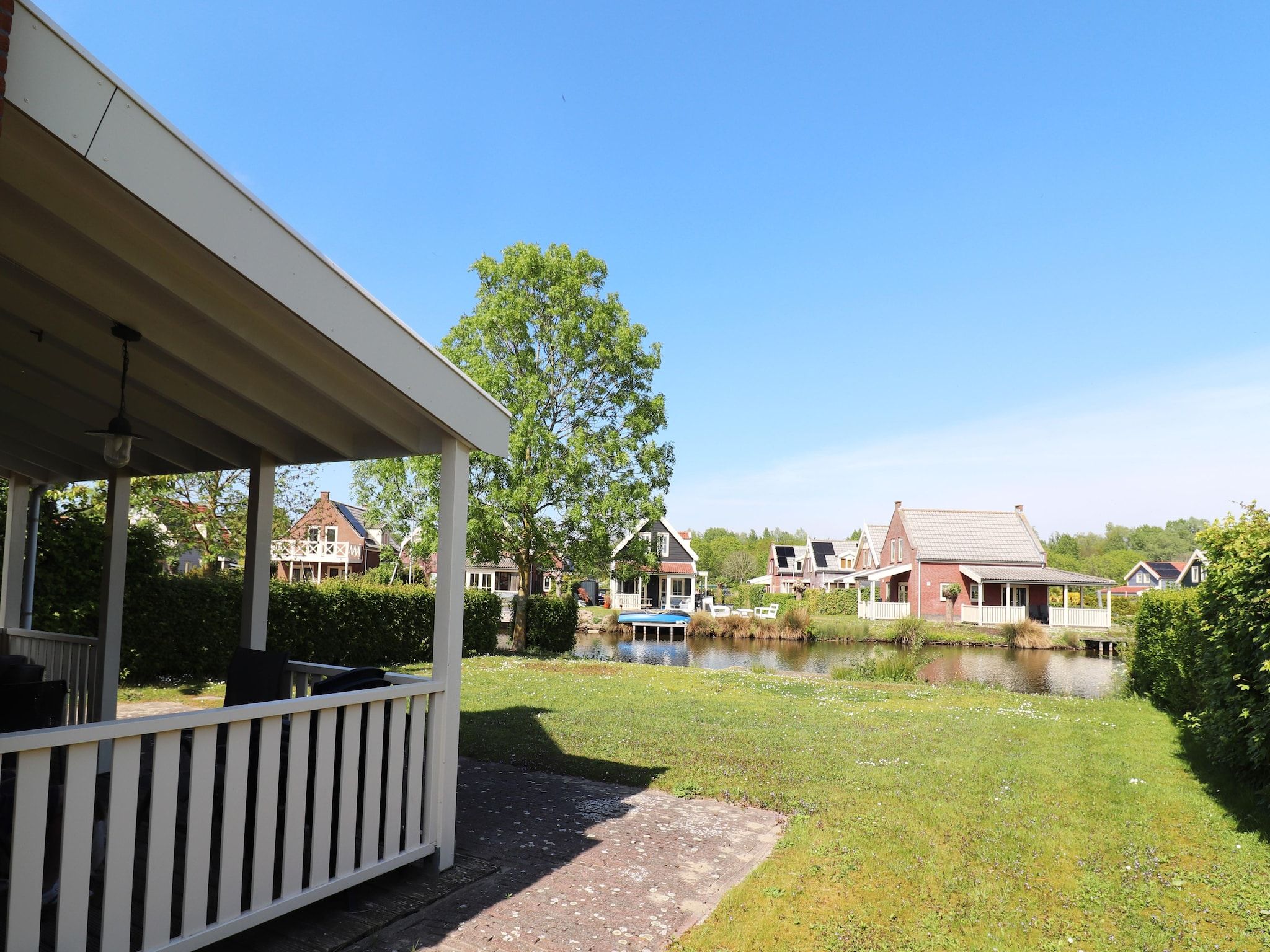 De tuin van Standaard 213 in Simonshaven