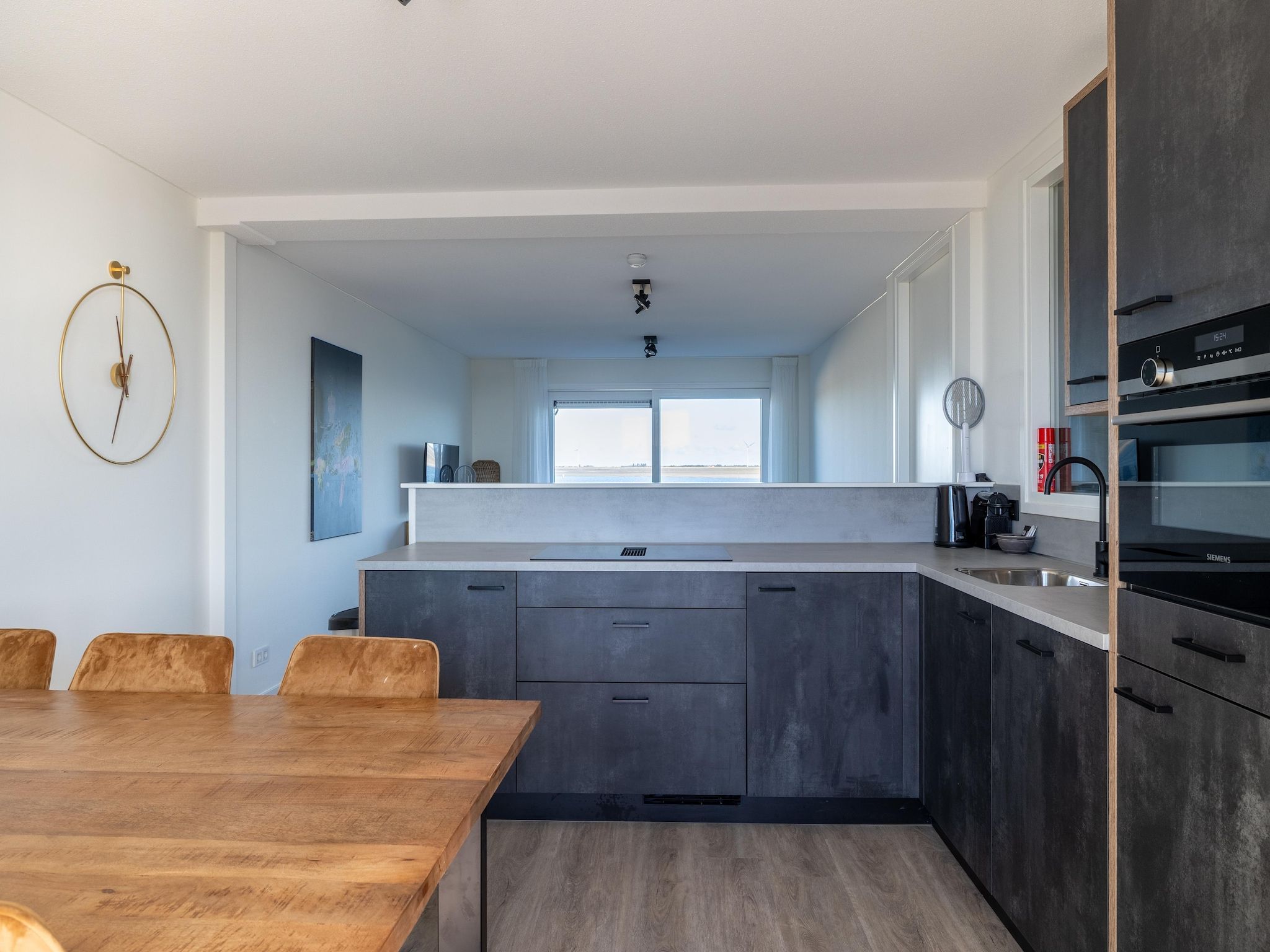 De keuken van Luxe appartement Vista Maris - Havenweg 8-34  Sint-Annaland Oosterschelde in Sint-Annaland