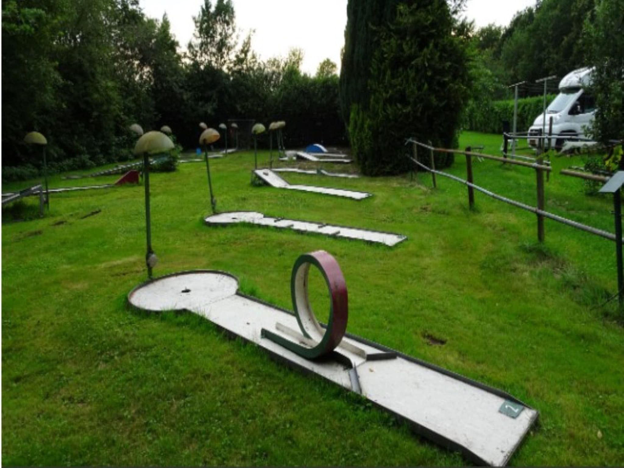 De omgeving van Okken House 3A in Elim