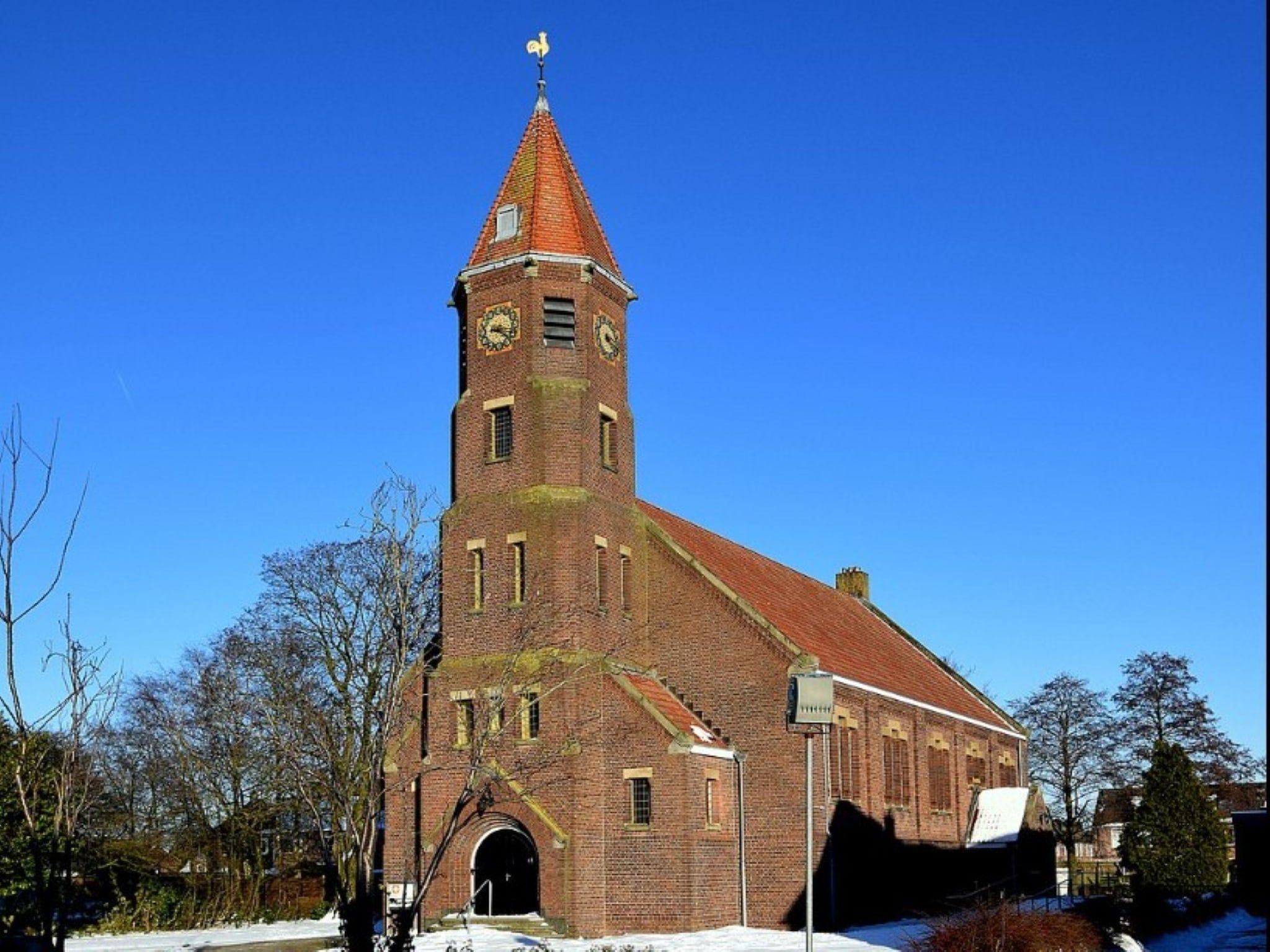 De omgeving van Okken House 3A in Elim