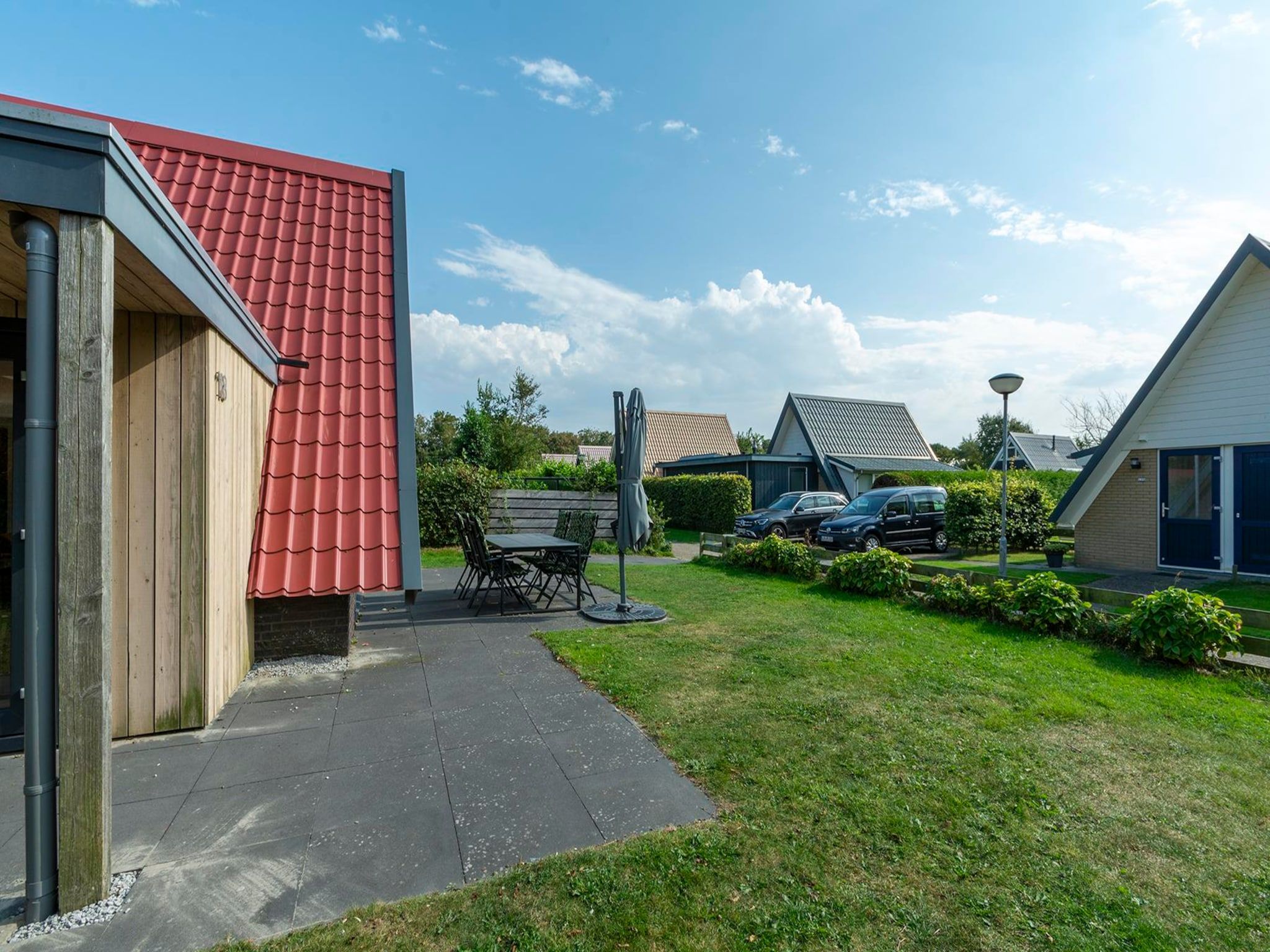 De tuin van Sandepark 118 in Groote Keeten