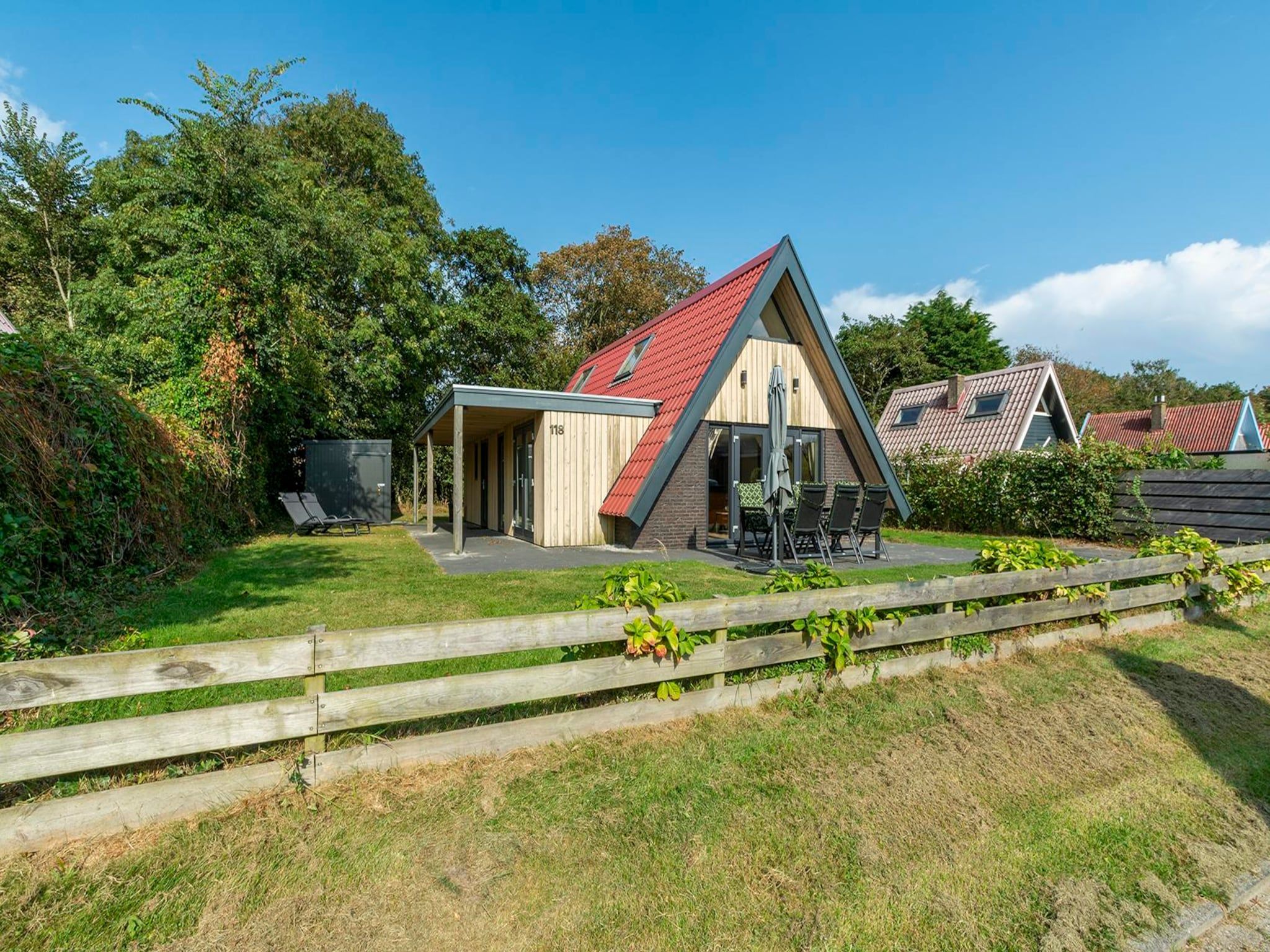 De buitenkant van Sandepark 118 in Groote Keeten