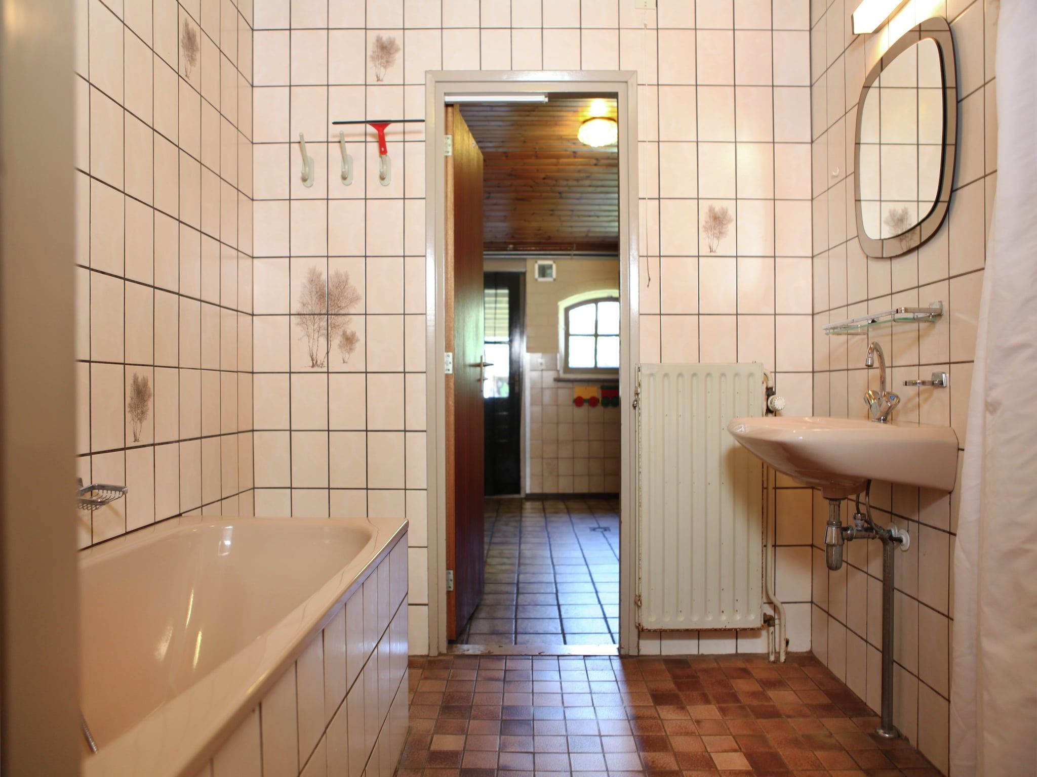 De badkamer van Wijsthoeve in Uden