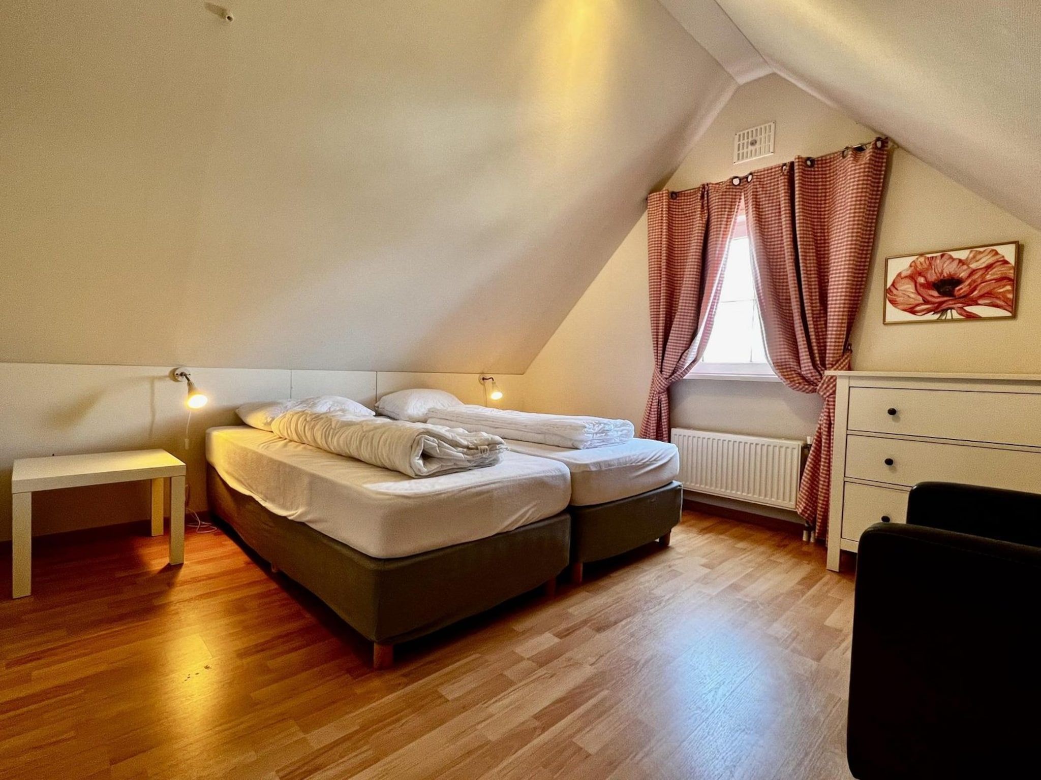 Een slaapkamer van Anzelhoef 3 in Sint Maartenszee