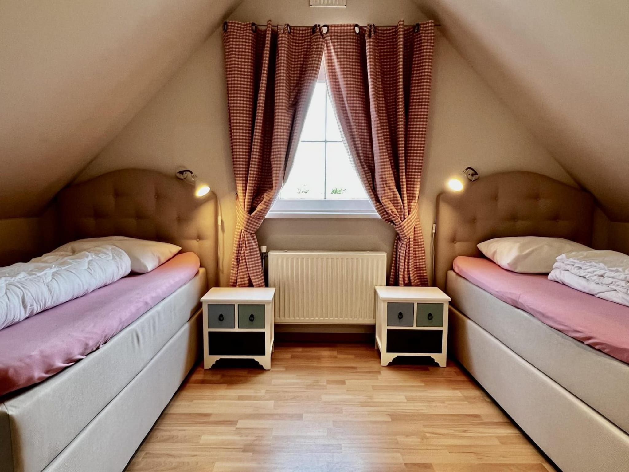 Een slaapkamer van Anzelhoef 3 in Sint Maartenszee