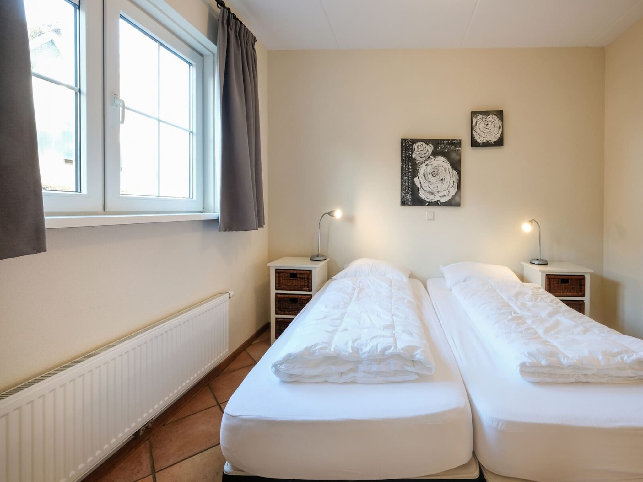 Een slaapkamer van Anzelhoef XL 19 in Sint Maartenszee