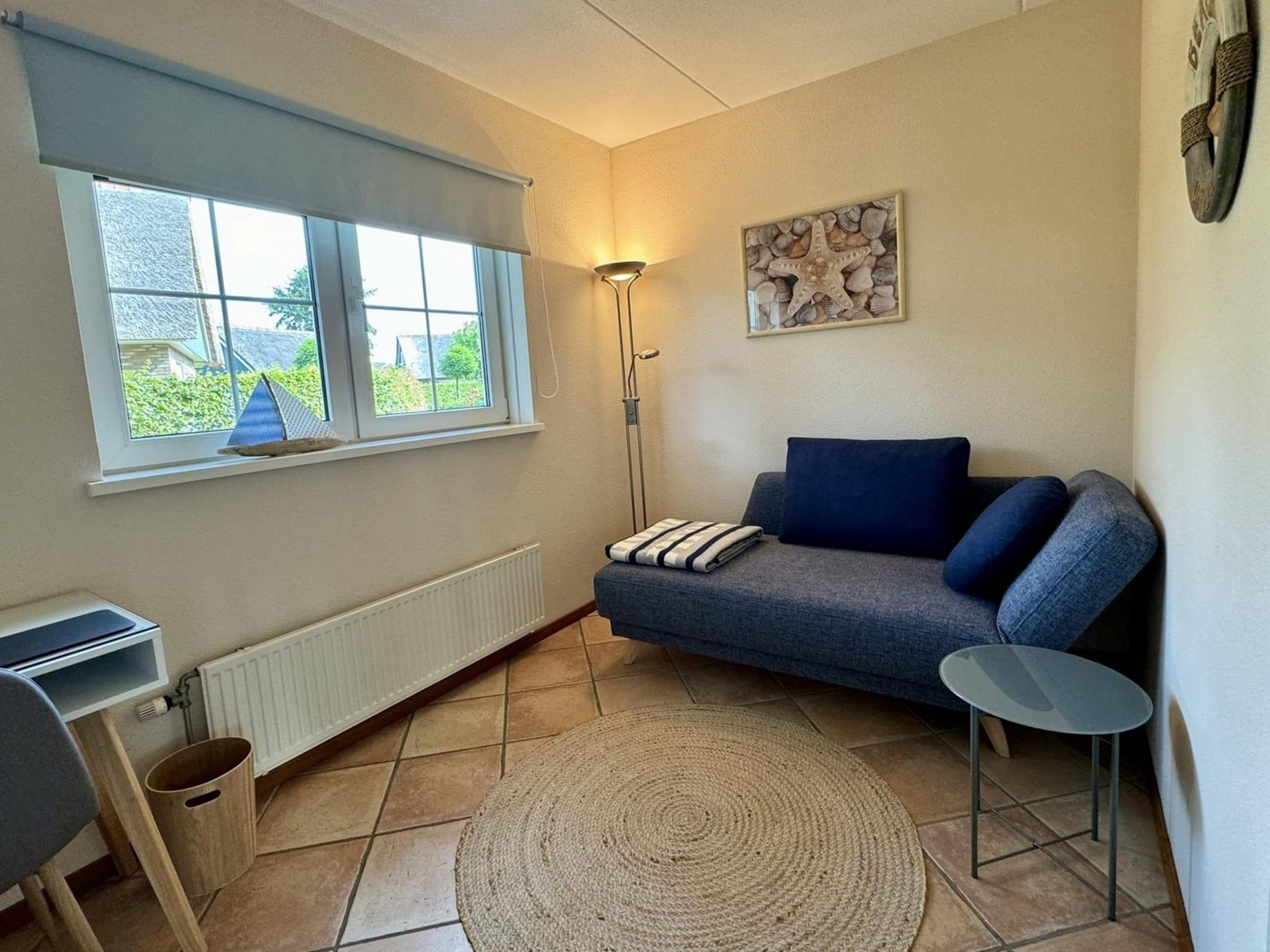 De woonkamer van Anzelhoef 32 in Sint Maartenszee