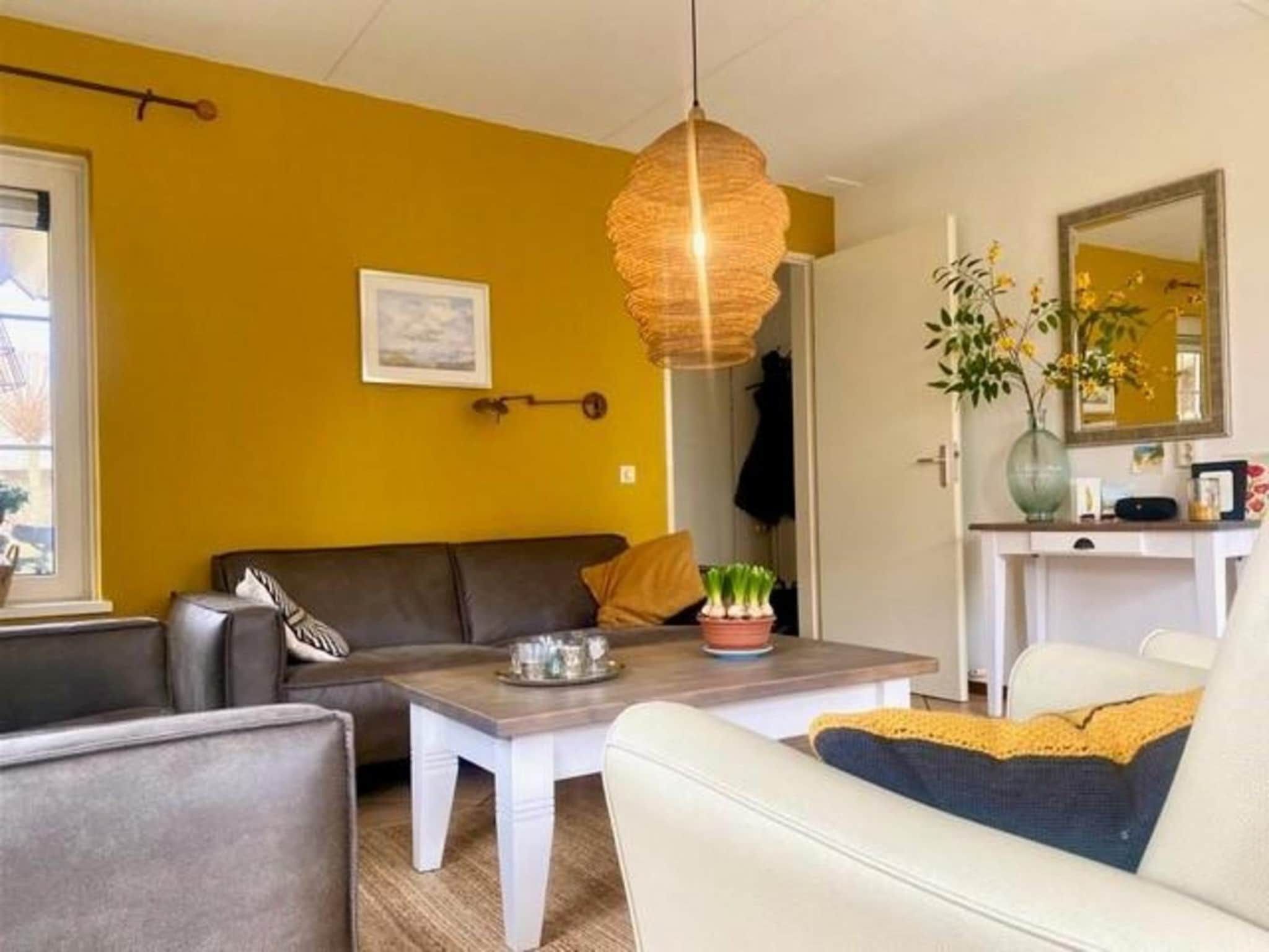 De woonkamer van Anzelhoef 35 in Sint Maartenszee