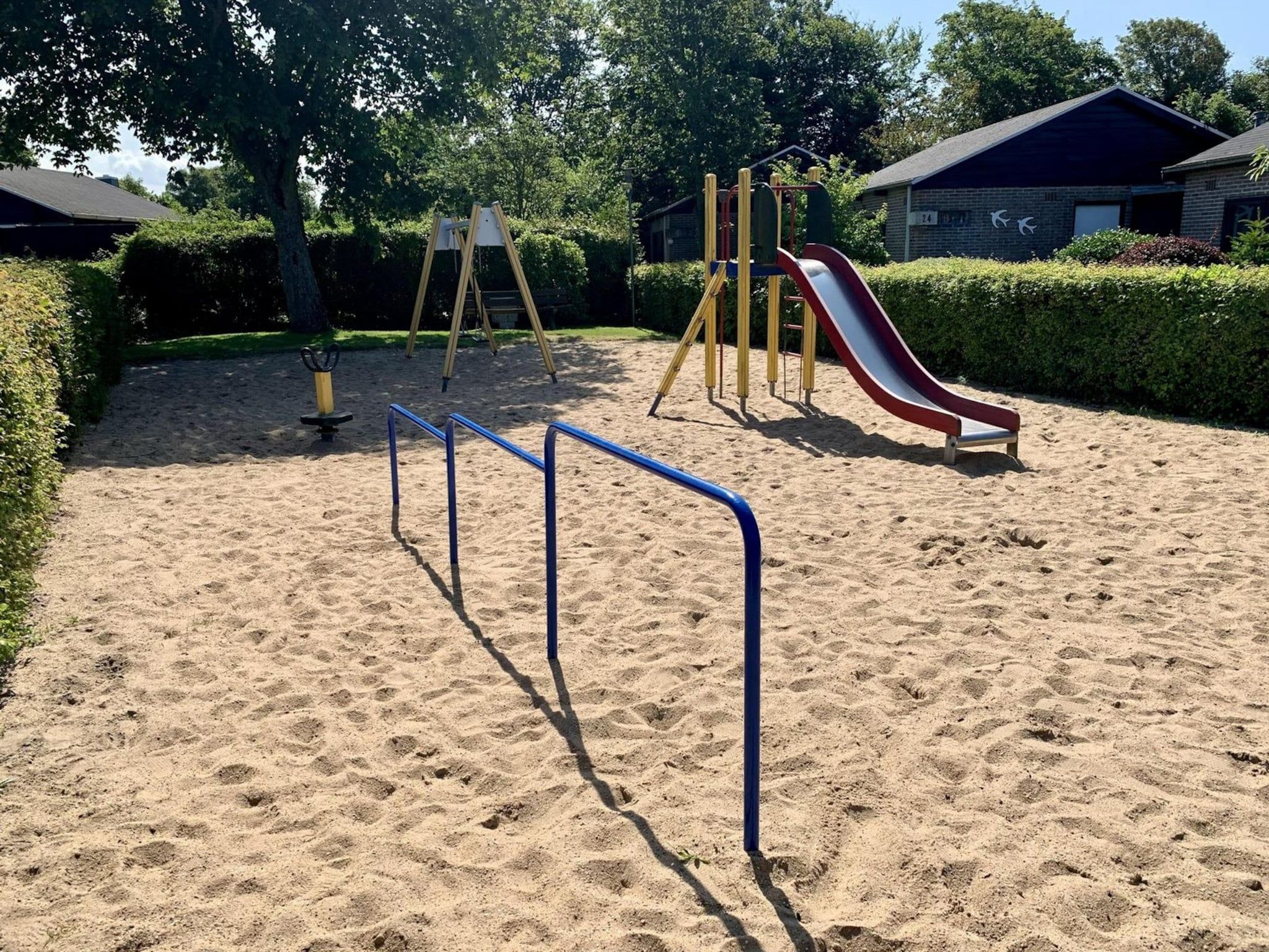 De tuin van Boerenslag 23 in Sint Maartenszee