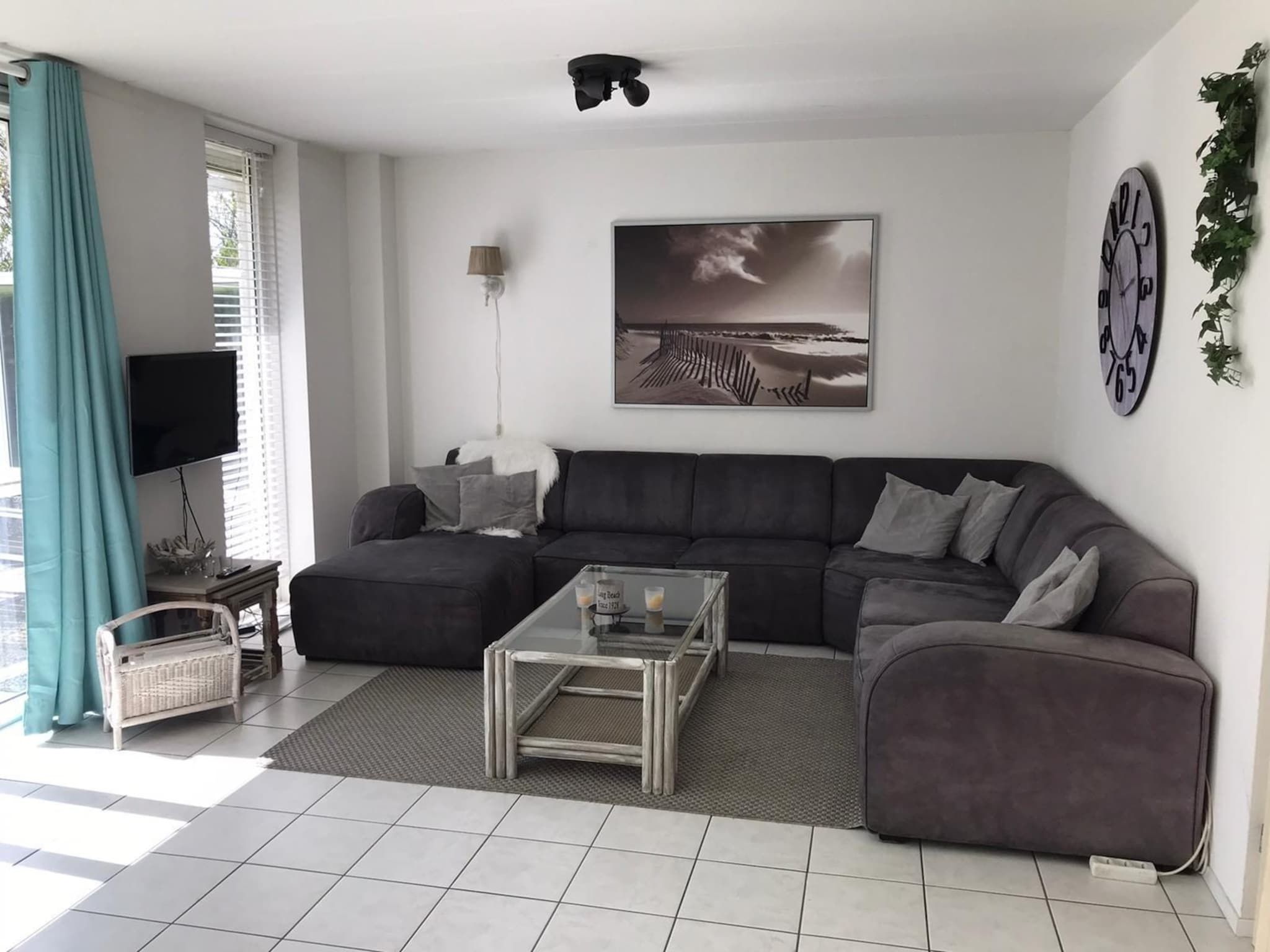 De woonkamer van Bohemien 27 in Sint Maartenszee
