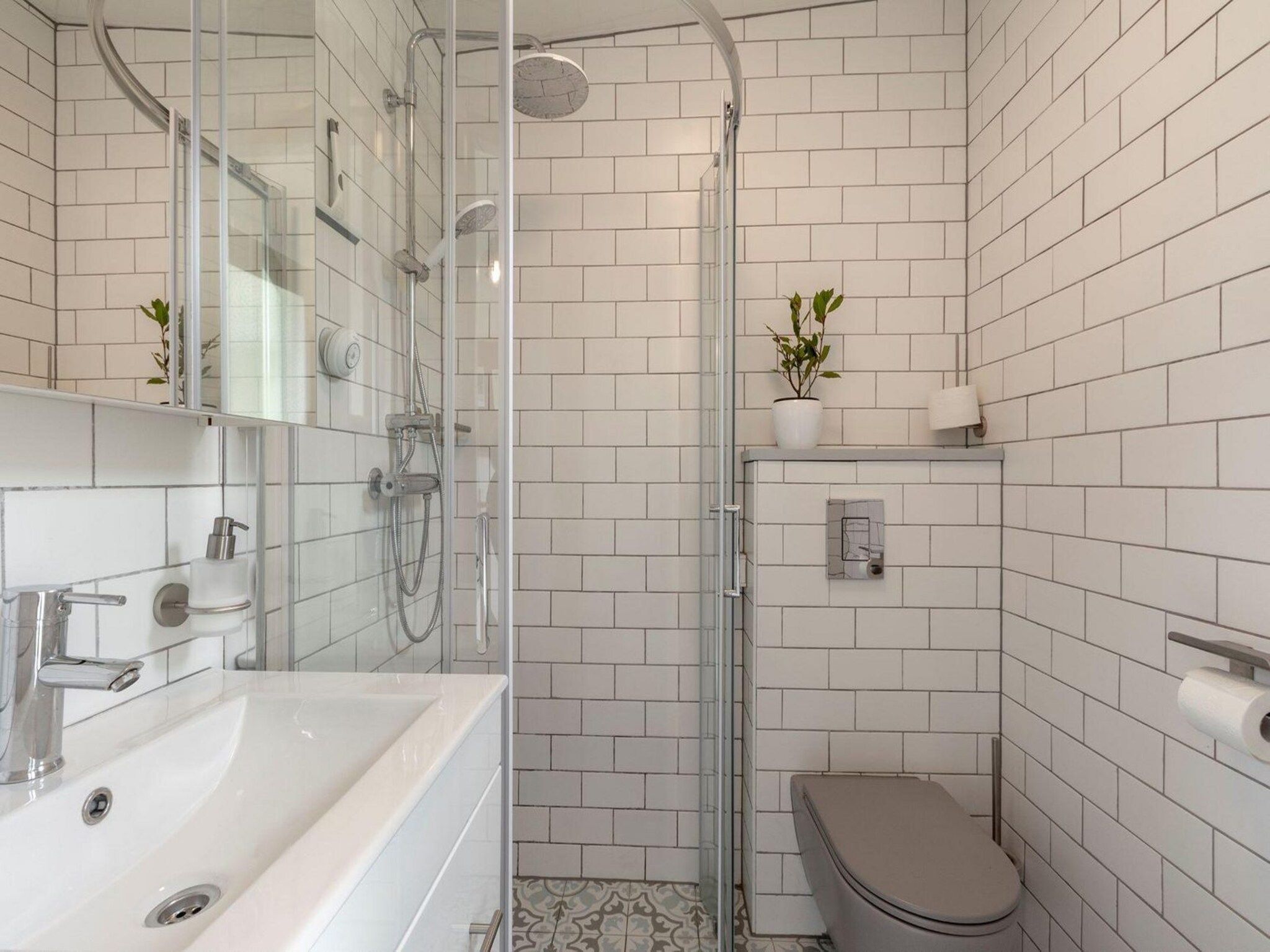 De badkamer van Duinland 248 in Sint Maartenszee