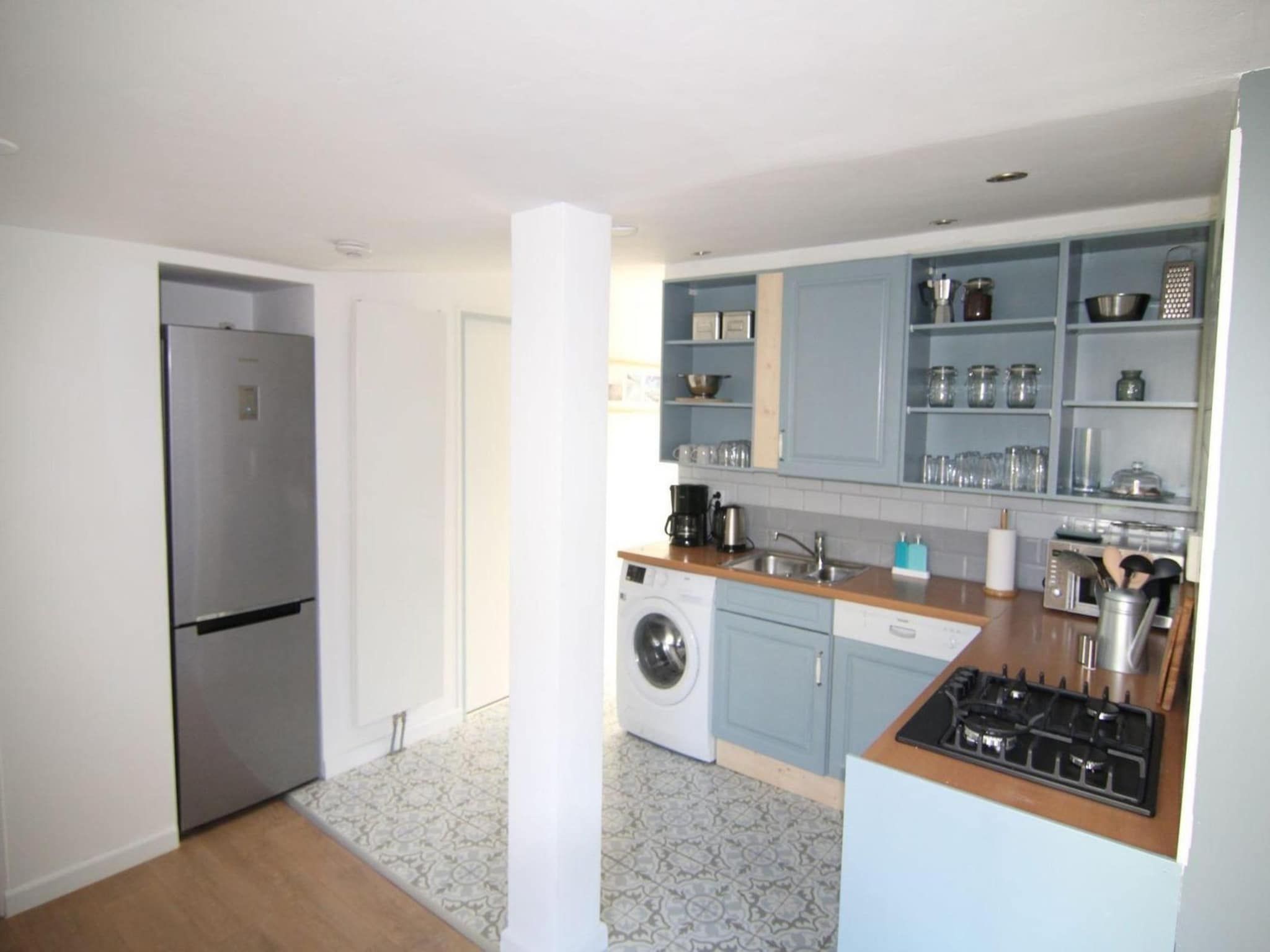 De woonkamer van Duinland 248 in Sint Maartenszee