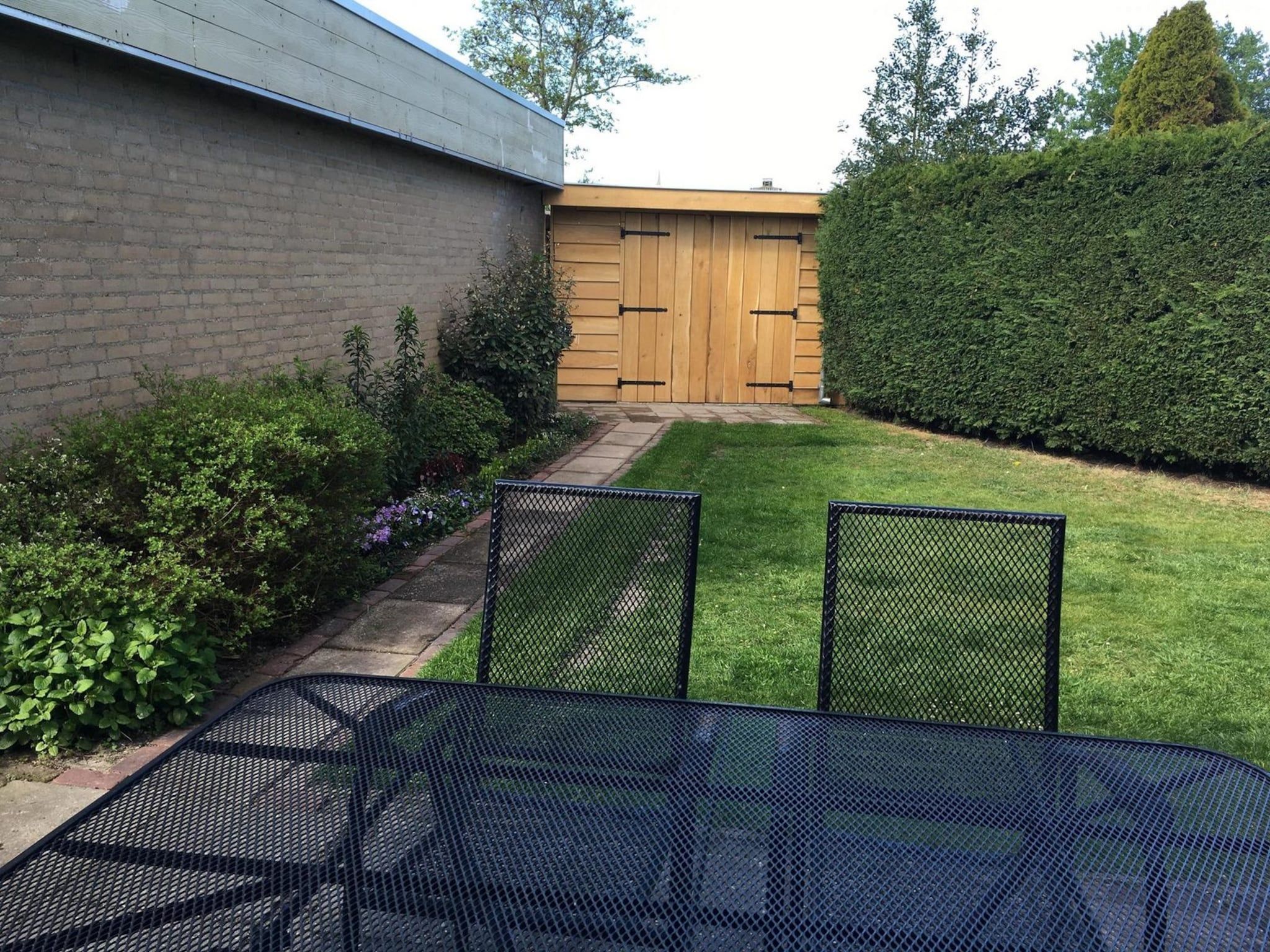 De tuin van De Schelp 07 in Sint Maartenszee