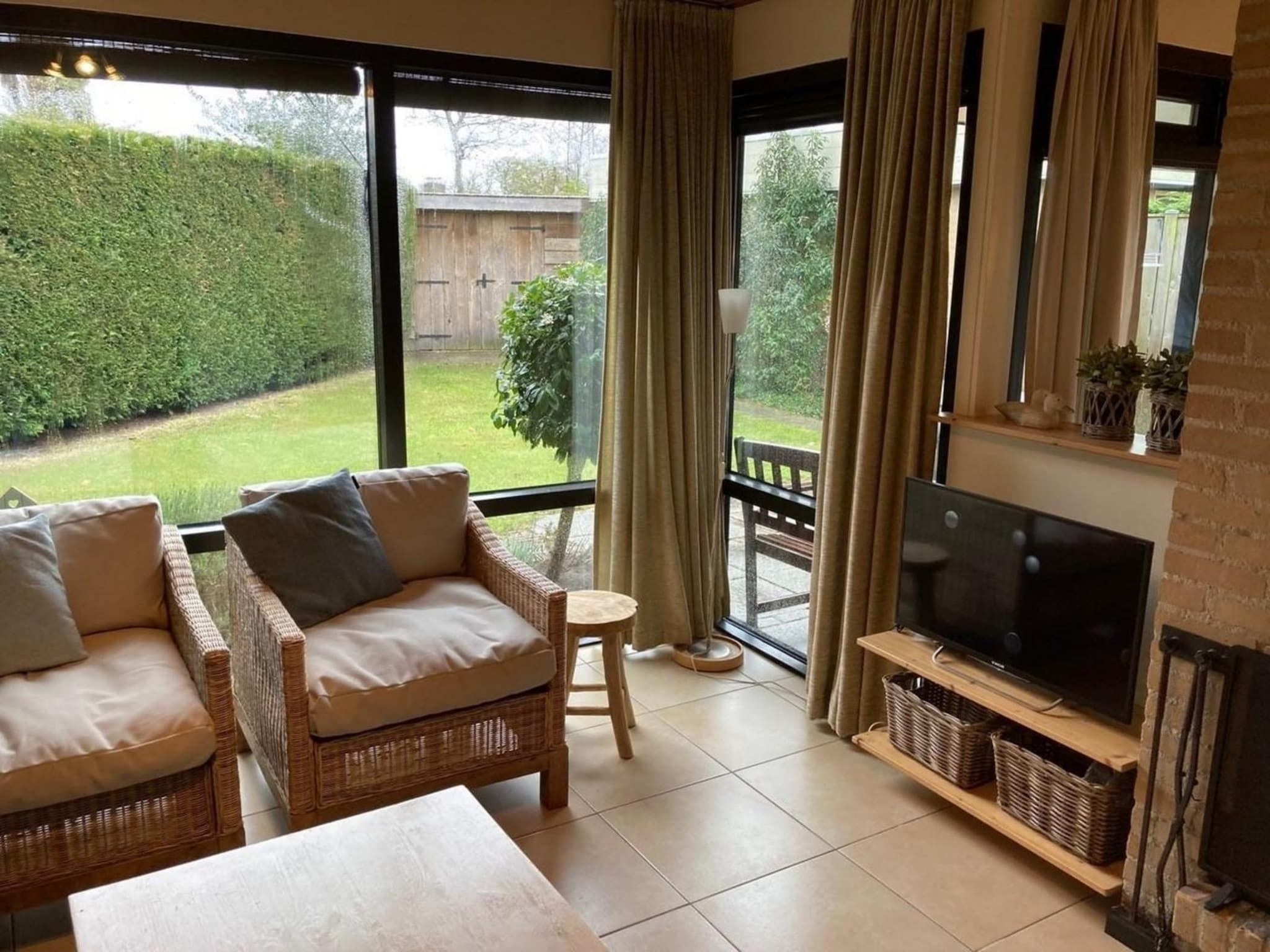 De woonkamer van De Schelp 07 in Sint Maartenszee