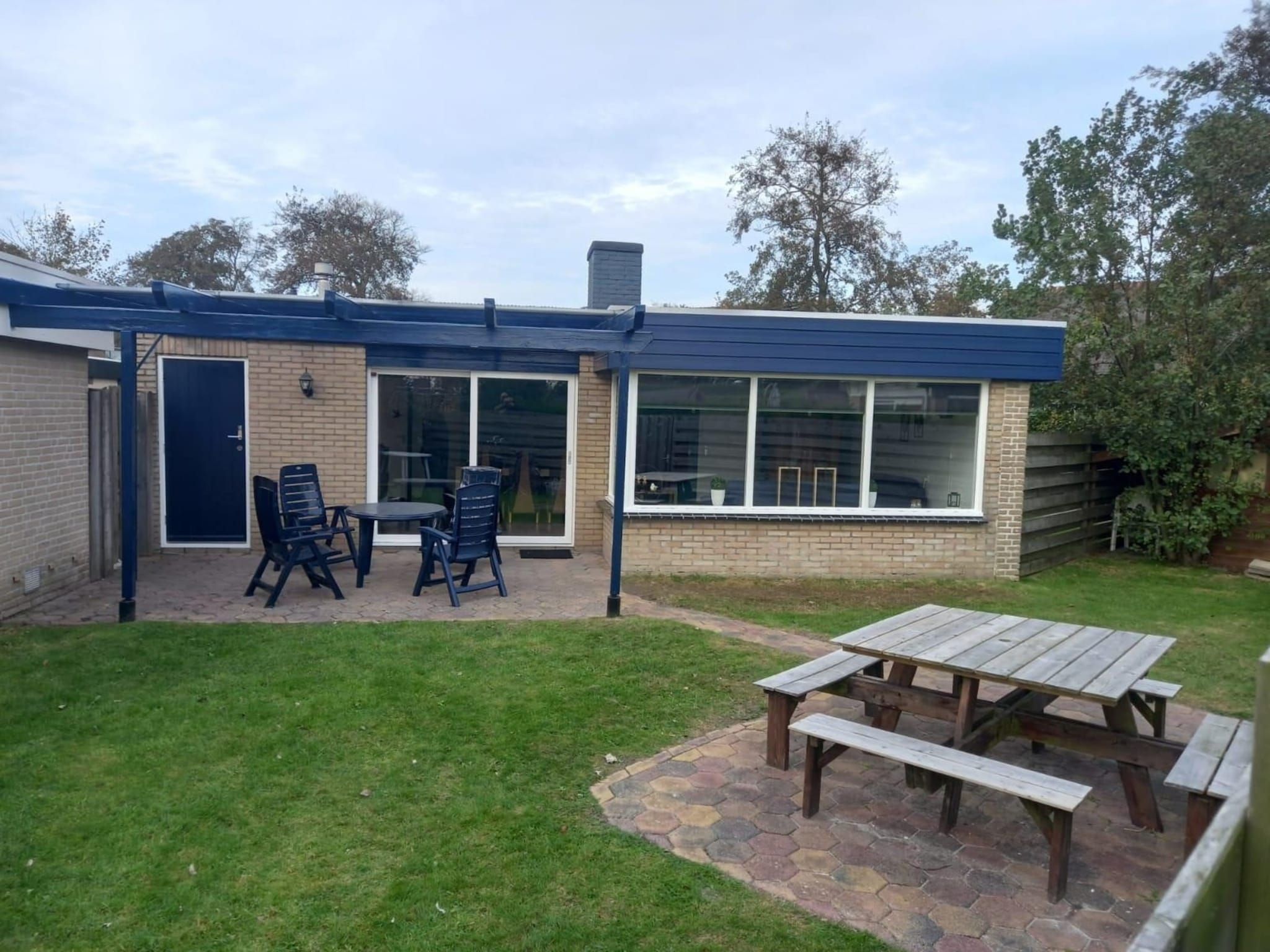 Het terras van De Schelp 21 in Sint Maartenszee