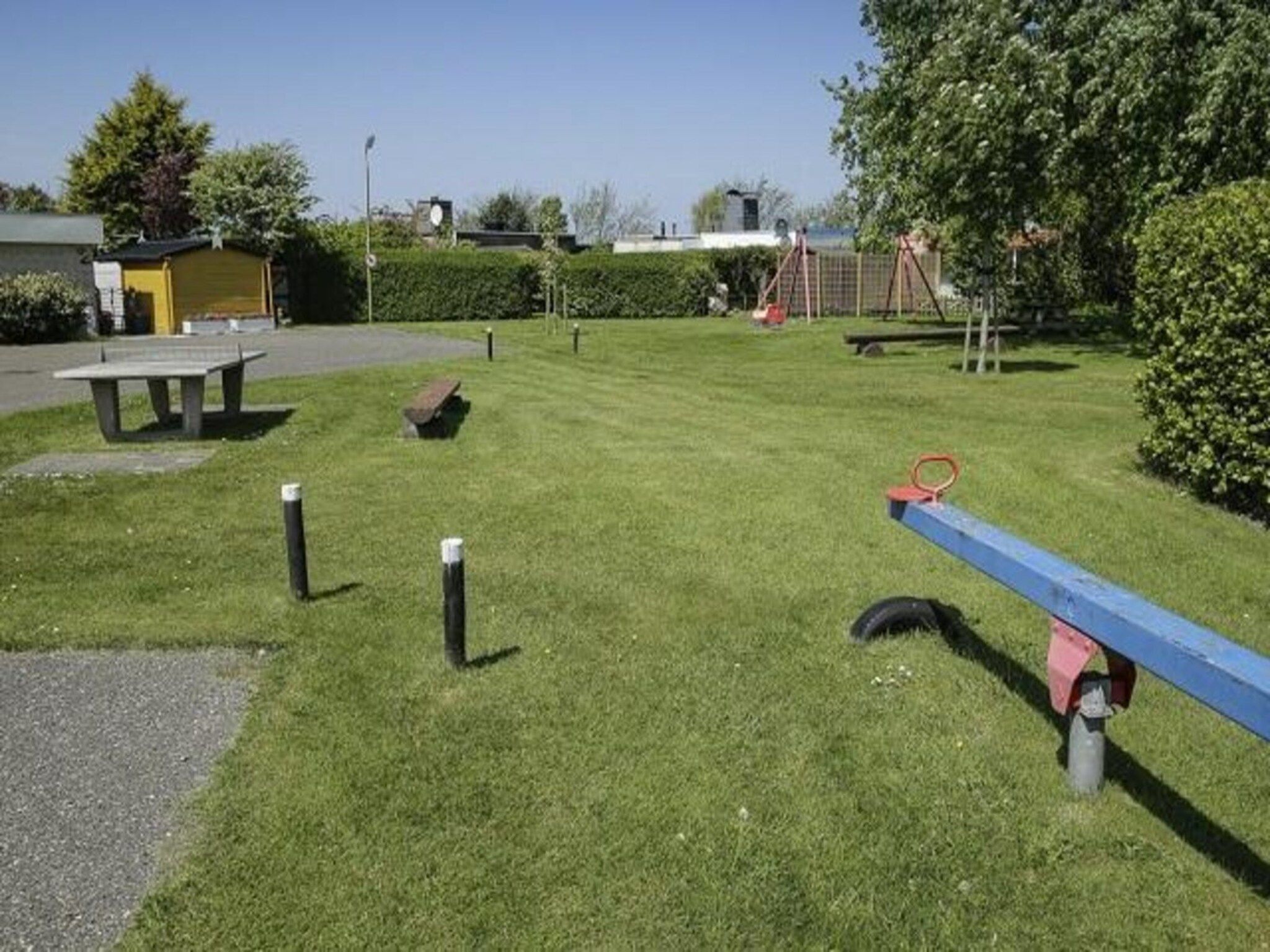 De tuin van De Schelp 24 in Sint Maartenszee