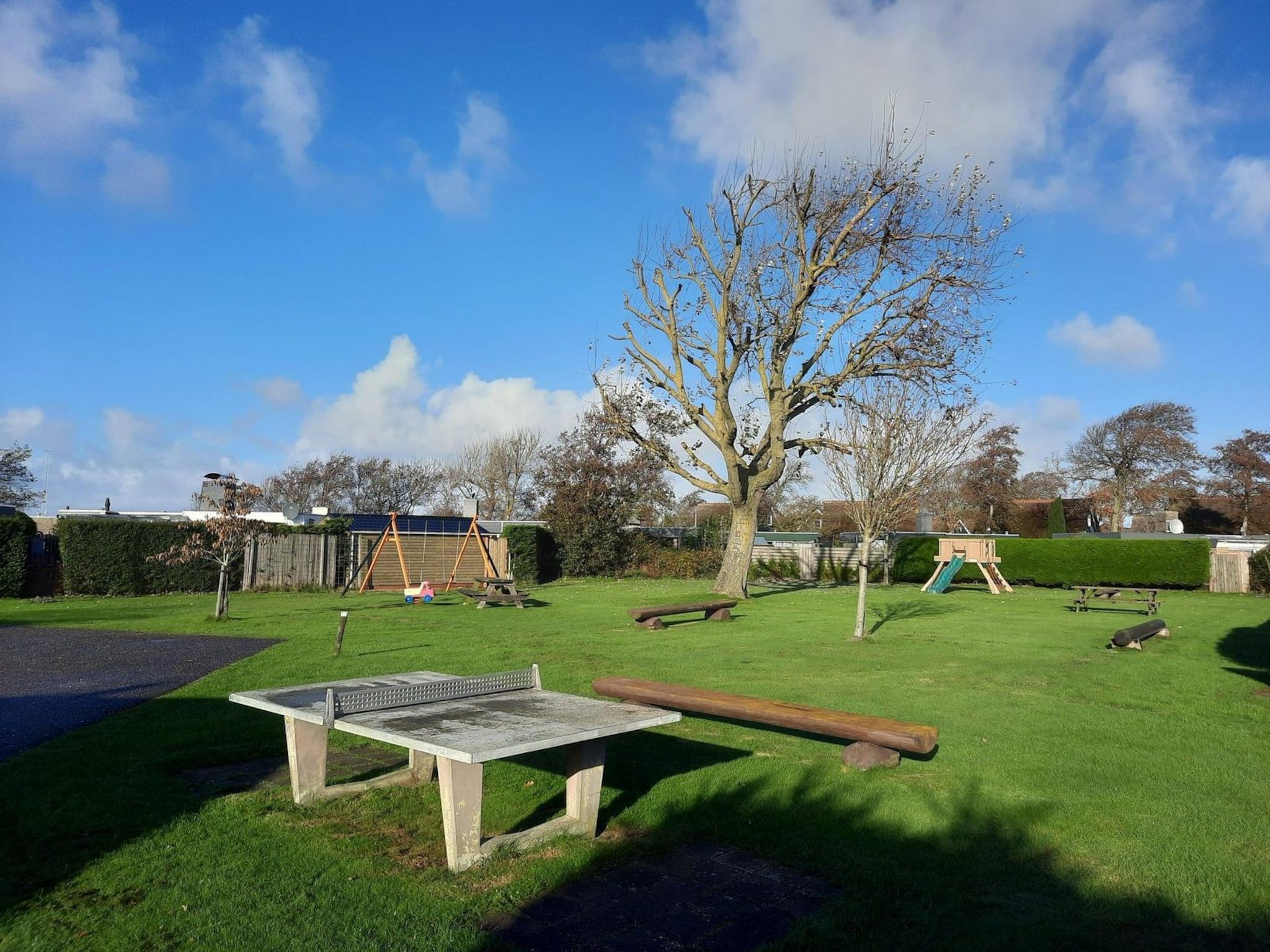De tuin van De Schelp 26 in Sint Maartenszee