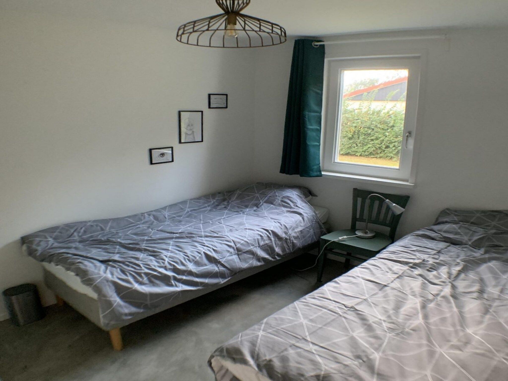 Een slaapkamer van Eb en Vloed 45 in Sint Maartenszee