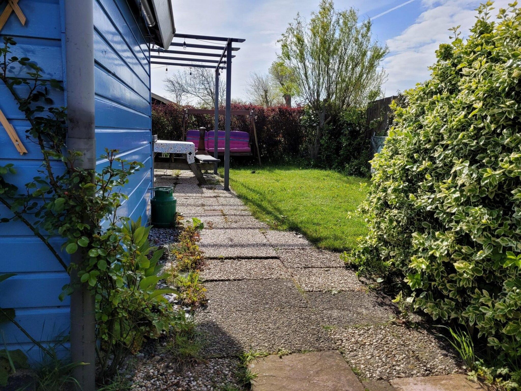 De tuin van Eb en Vloed 53 in Sint Maartenszee