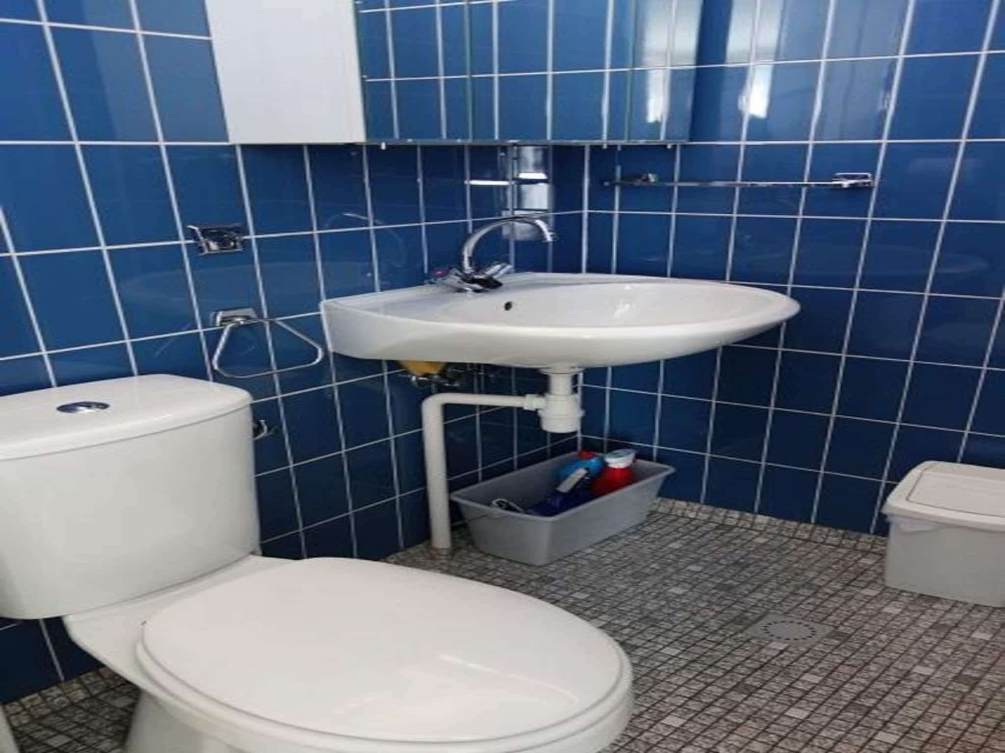 De badkamer van Eureka 032 in Sint Maartenszee