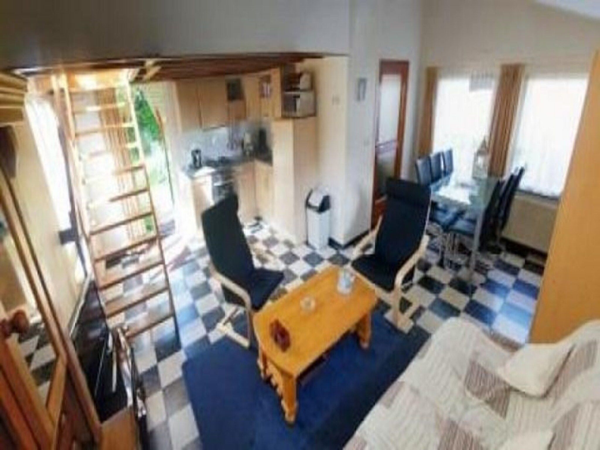 De woonkamer van Eriksstraat 8 in Petten