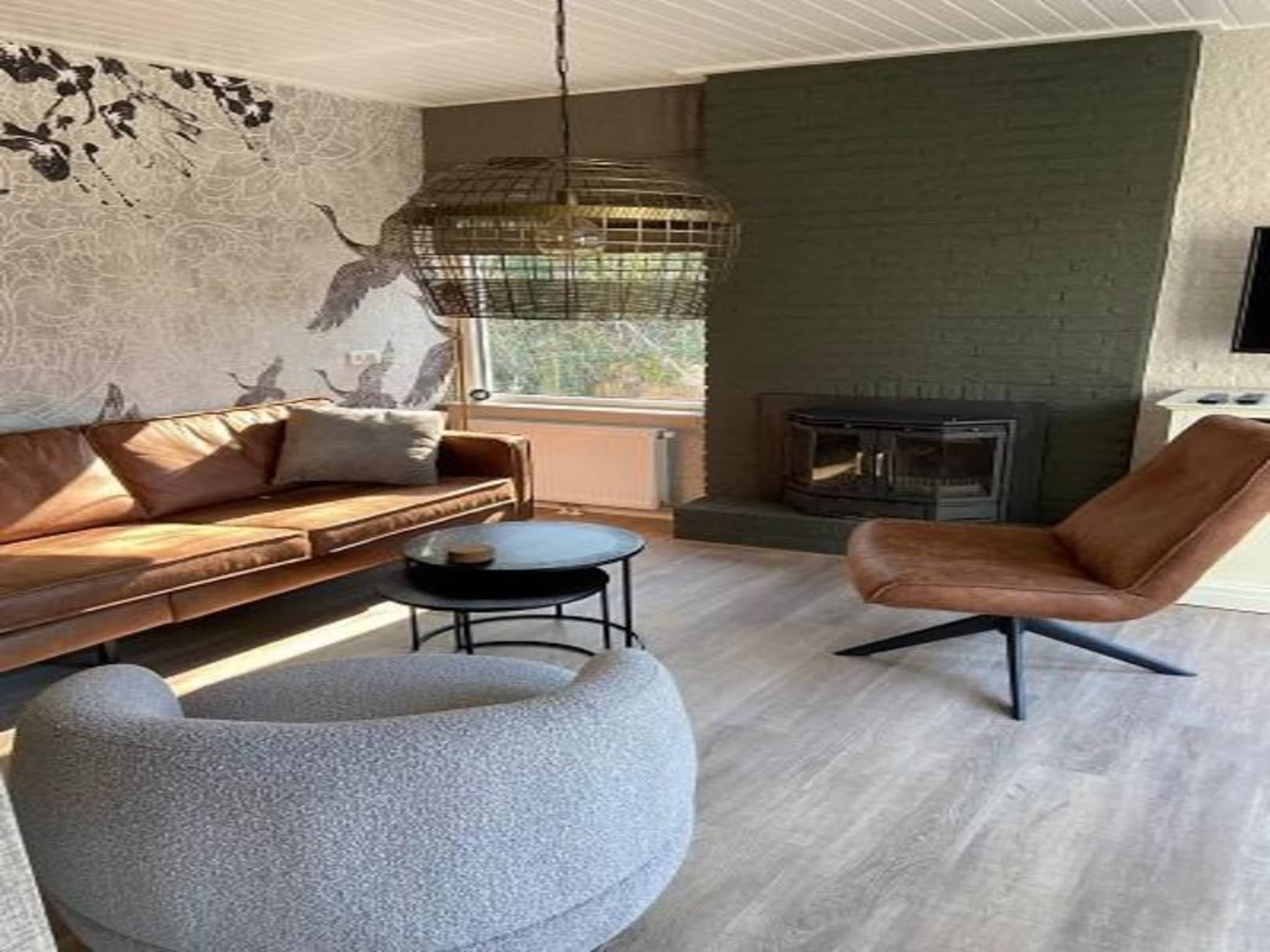 De woonkamer van Kloosterbos 4 in Sint Maartensbrug