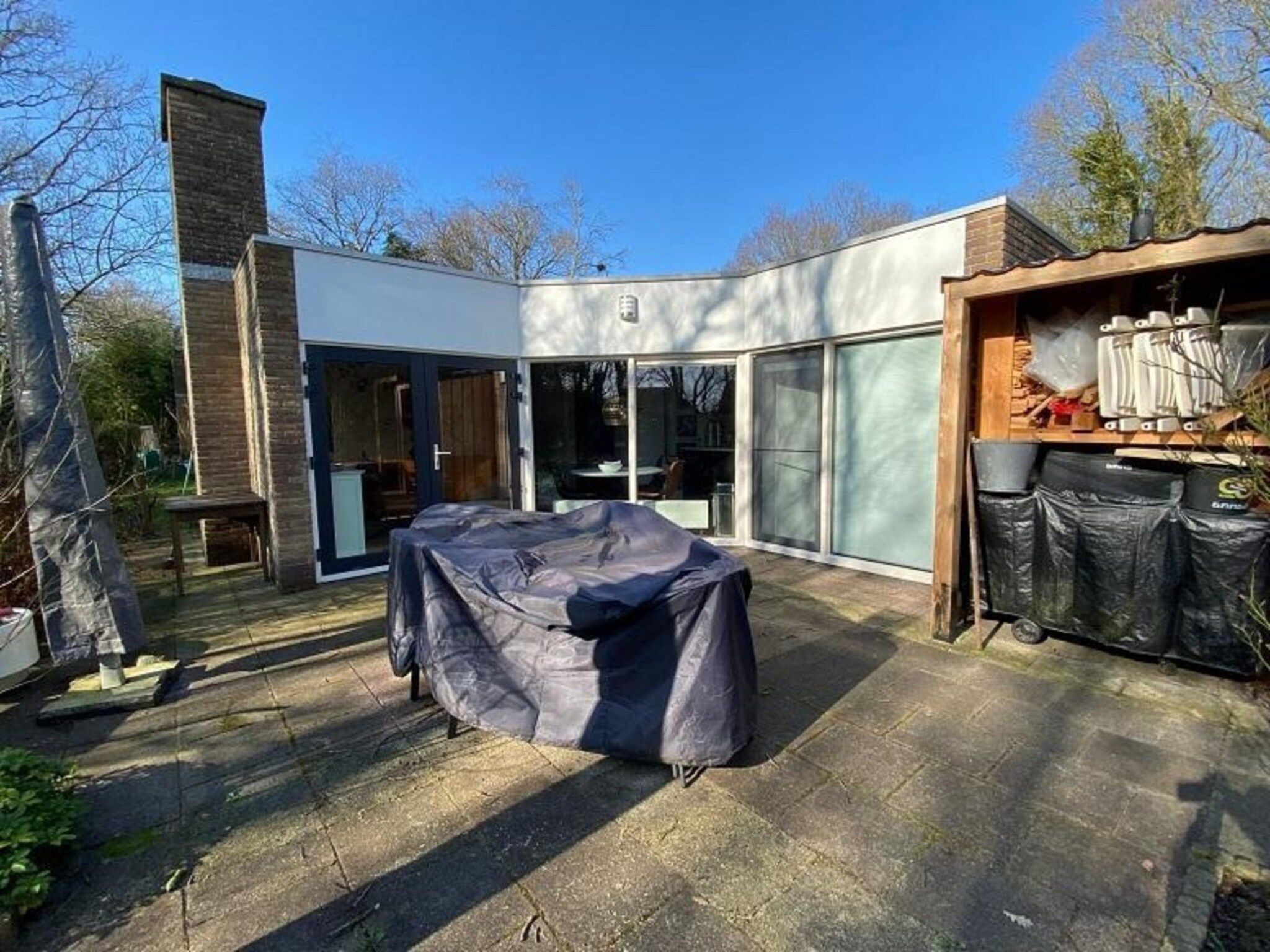 De buitenkant van Kloosterbos 4 in Sint Maartensbrug