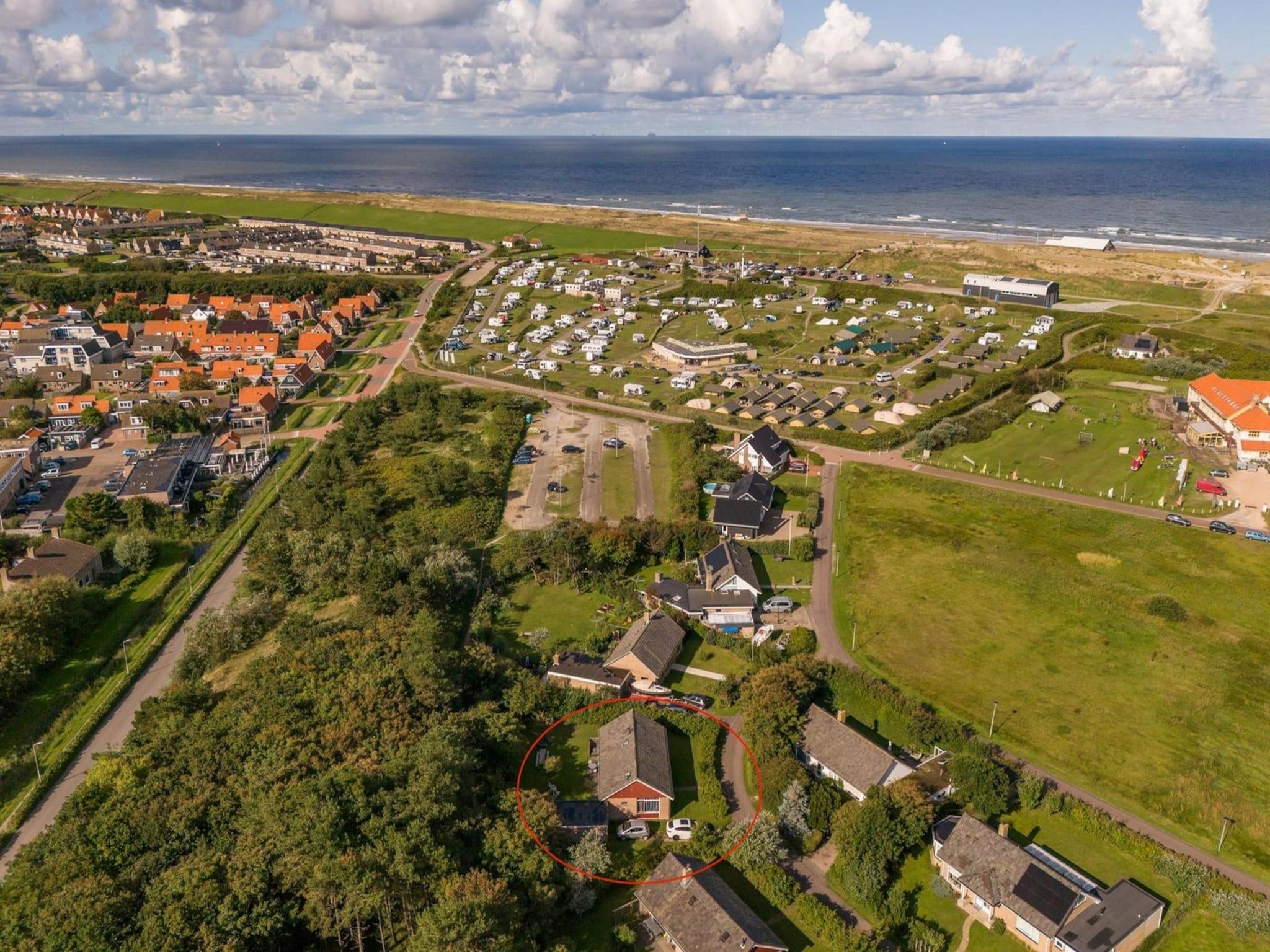 De omgeving van Korfwaterweg 41 in Petten