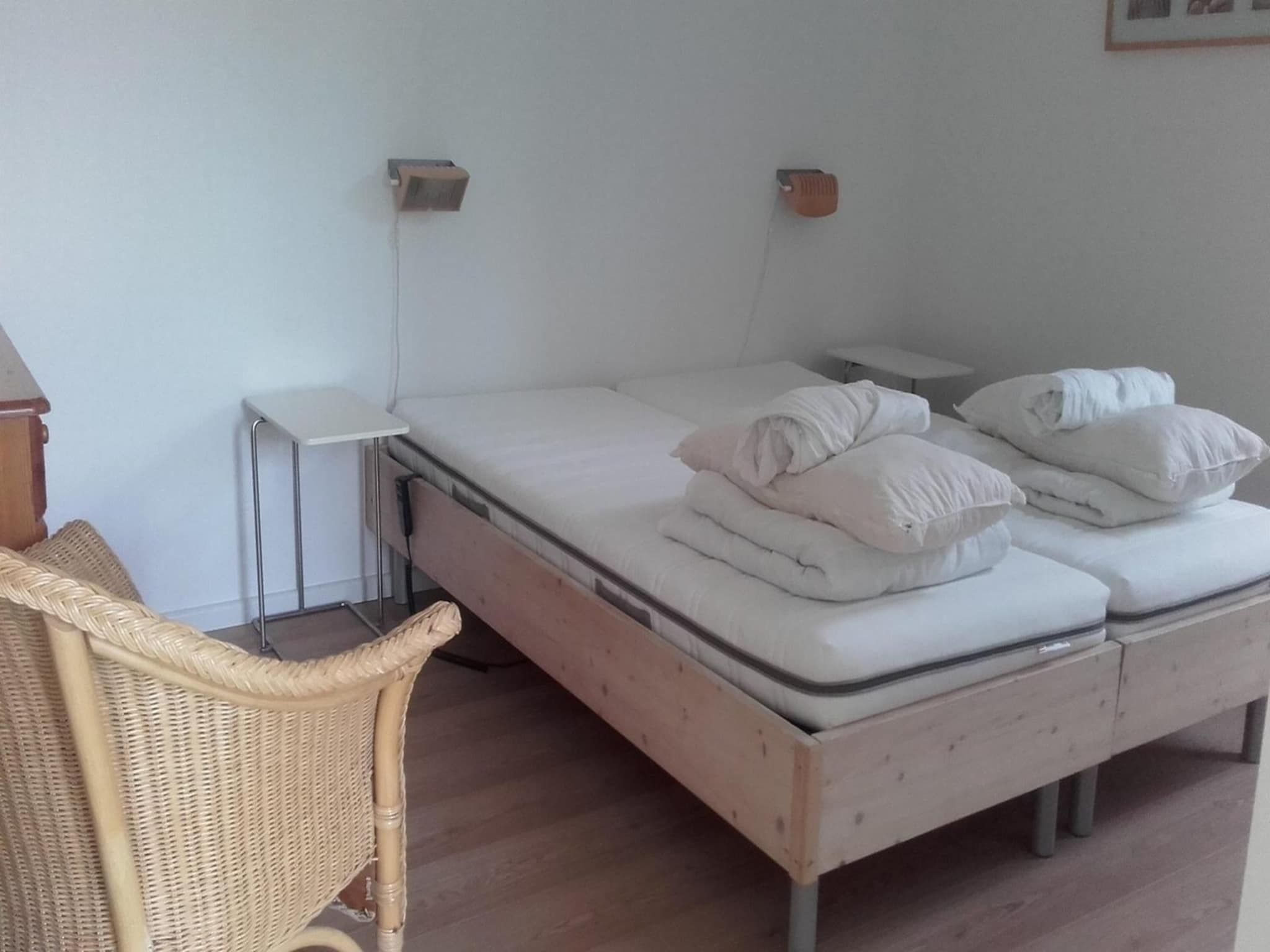 Een slaapkamer van Zeewaard 5 in Sint Maartenszee