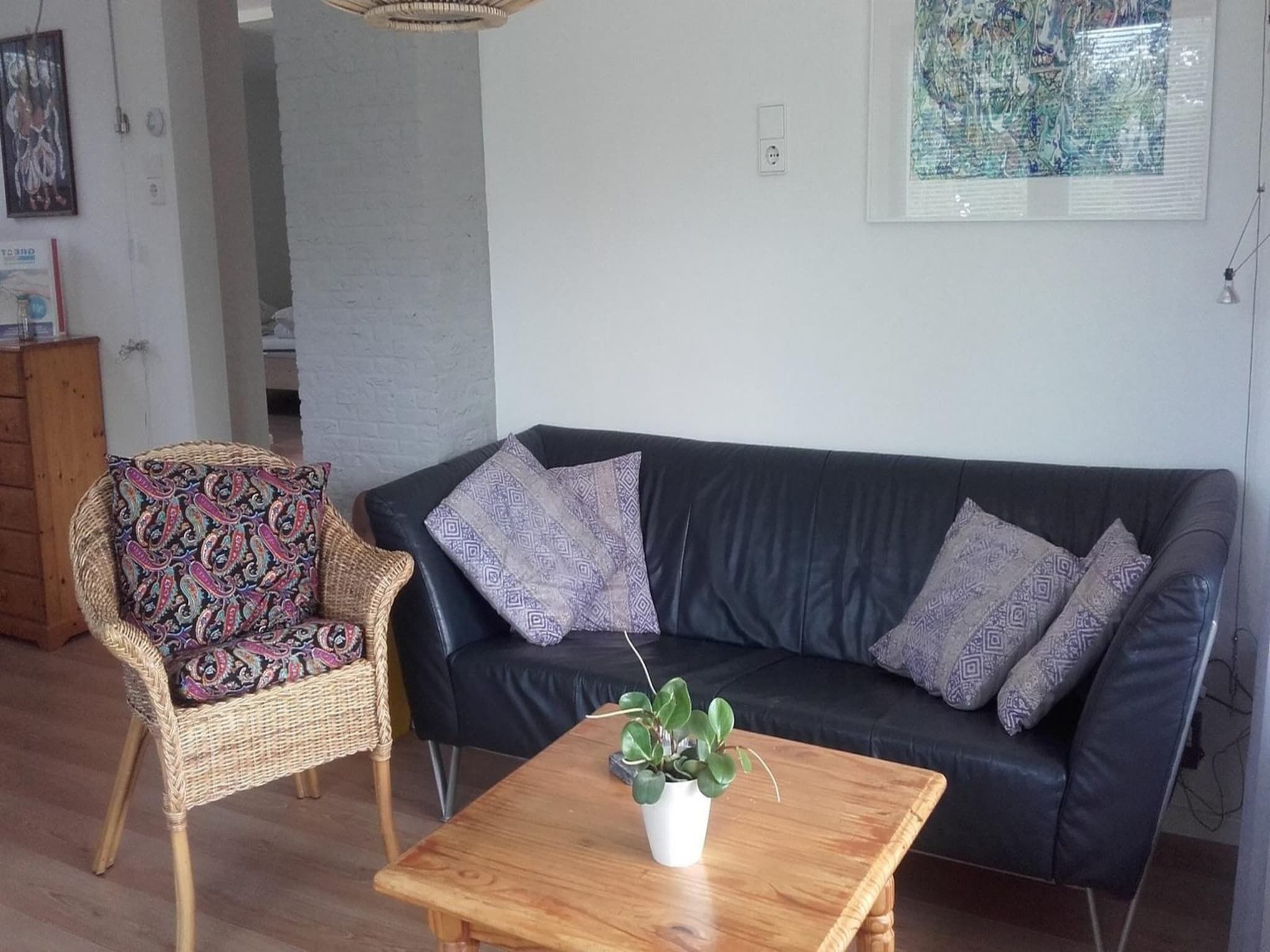 De woonkamer van Zeewaard 5 in Sint Maartenszee