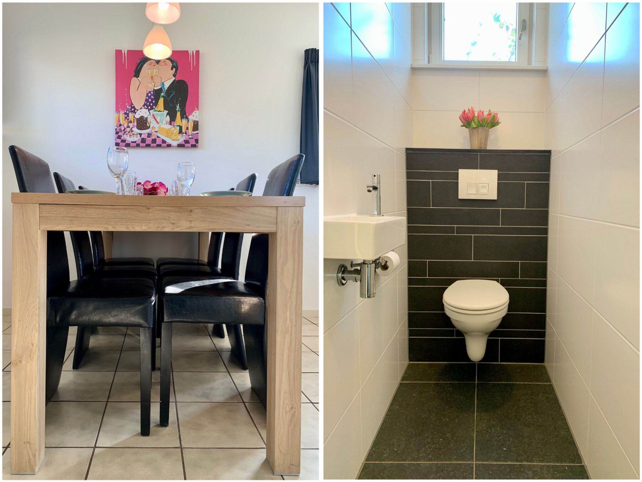 De badkamer van Zeewaard 14 in Sint Maartenszee