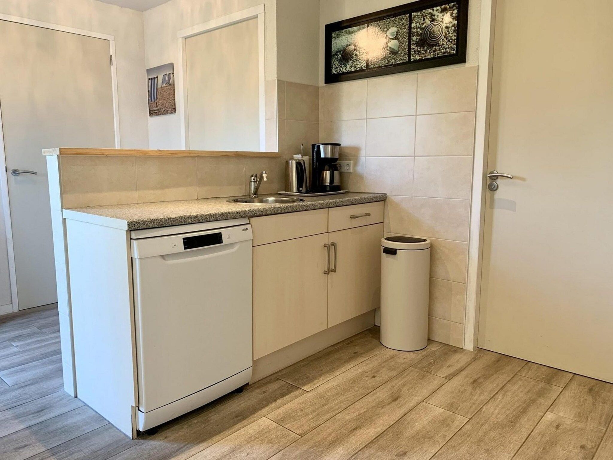 De badkamer van Zeewaard 18 in Sint Maartenszee