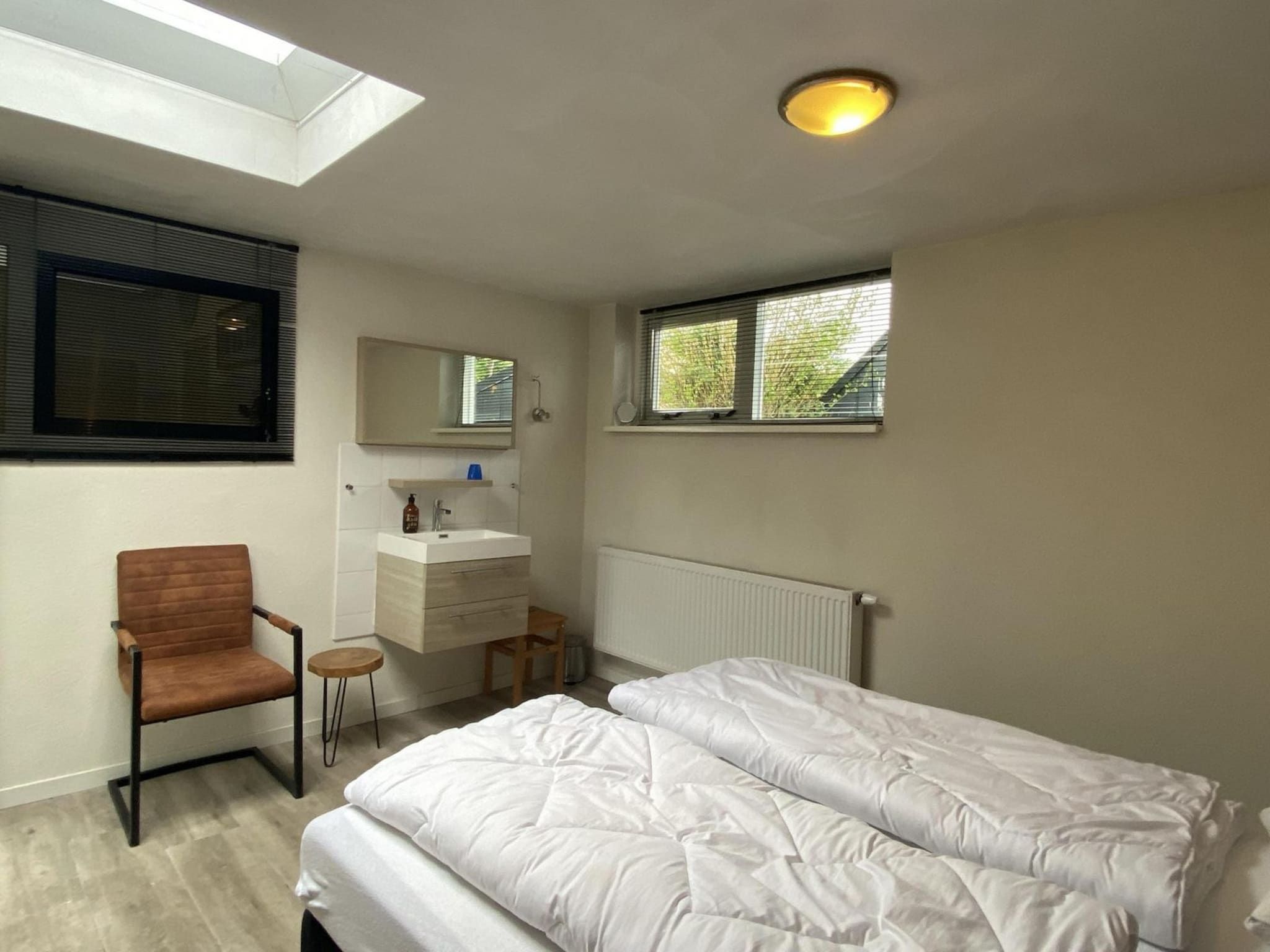 Een slaapkamer van Zeewaard 37 in Sint Maartenszee