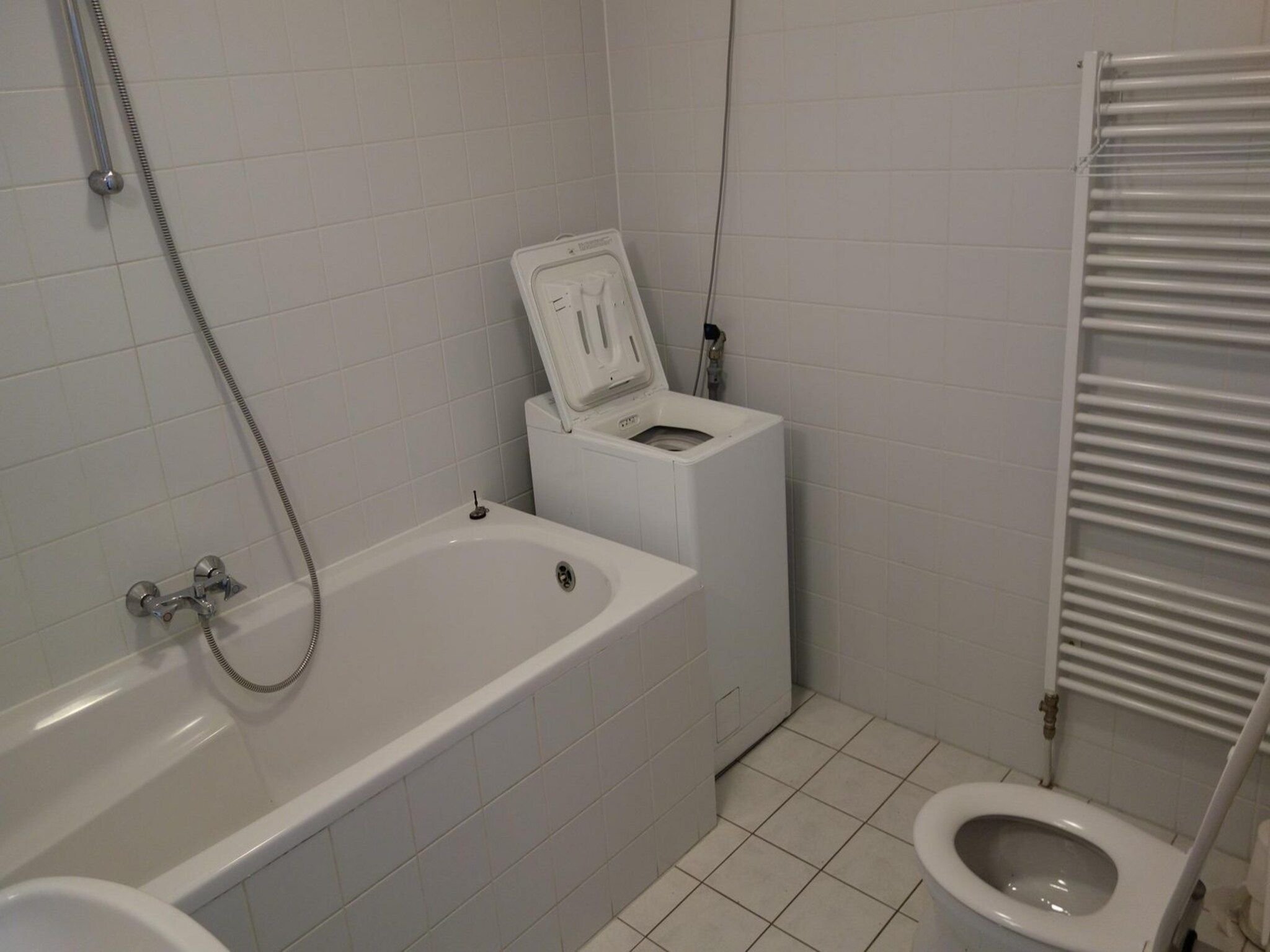 De badkamer van Beach 15-20 in Petten