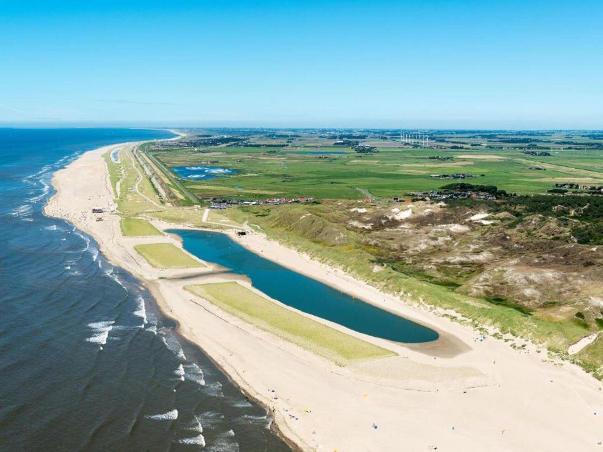 De omgeving van Beach 15-20 in Petten