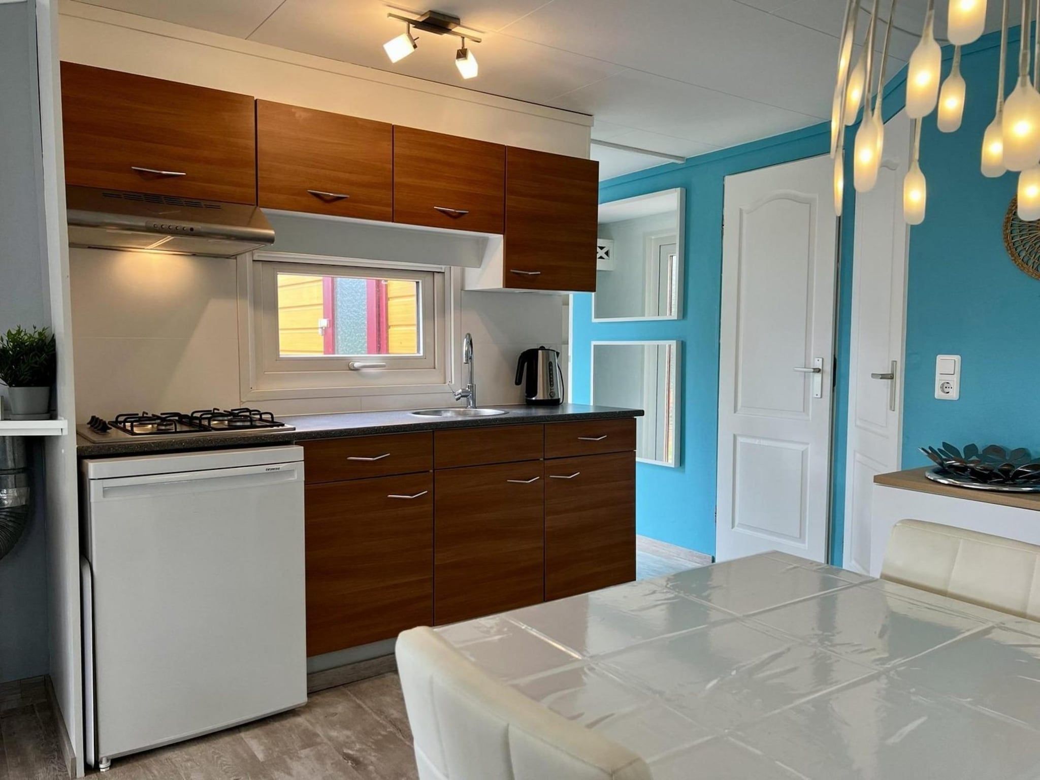 De keuken van Campanula 208 in Sint Maartenszee
