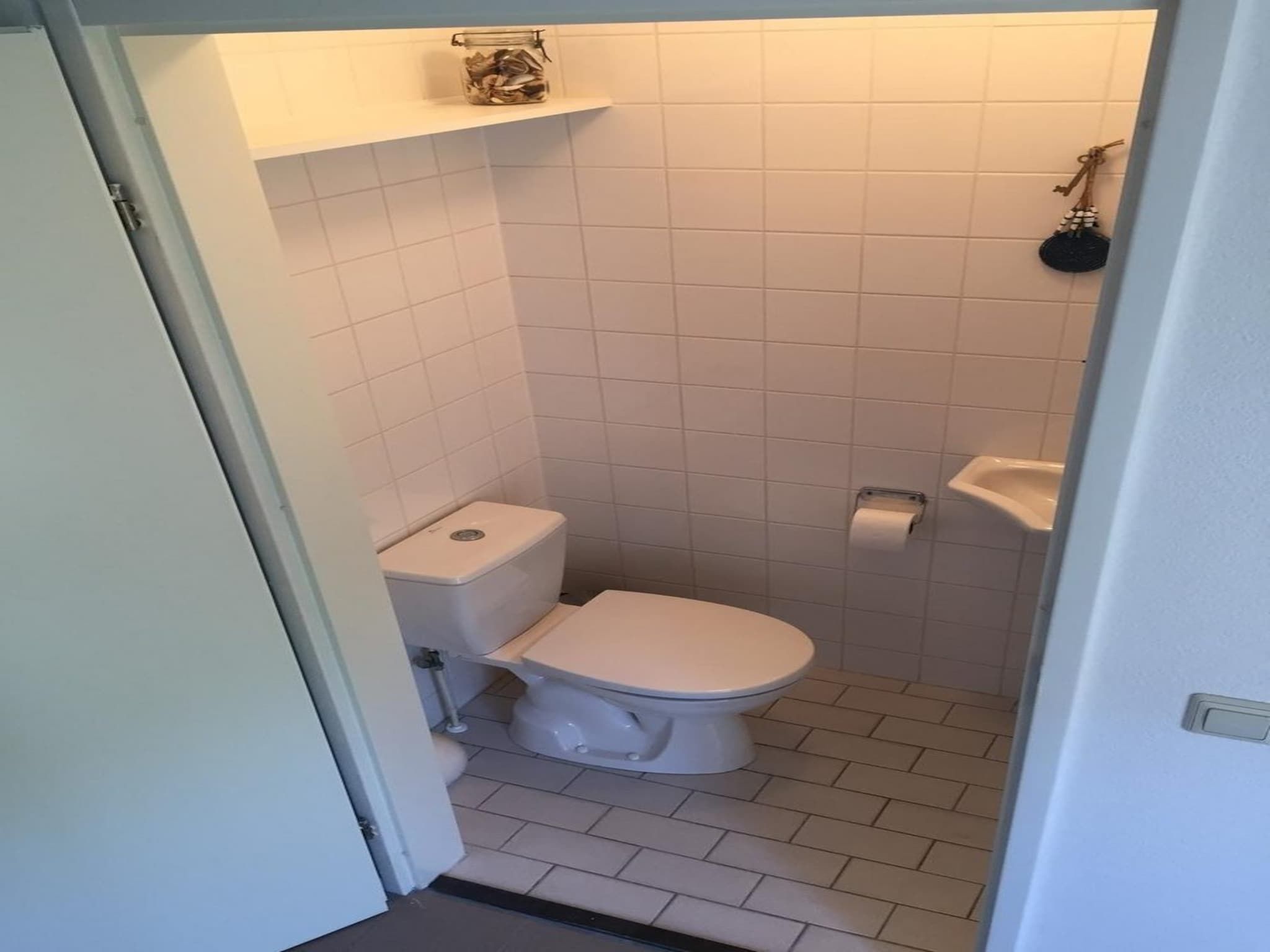 De badkamer van Vogelvrij 5 in Burgerbrug