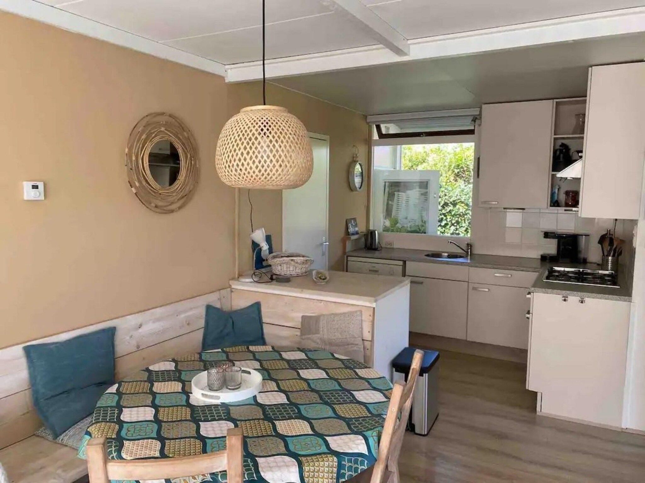 De woonkamer van Eureka 061 in Sint Maartenszee