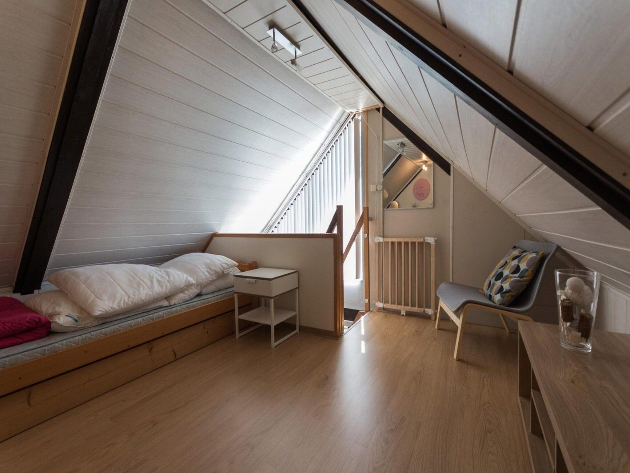 Een slaapkamer van Belkmerduinen 01 in Sint Maartenszee