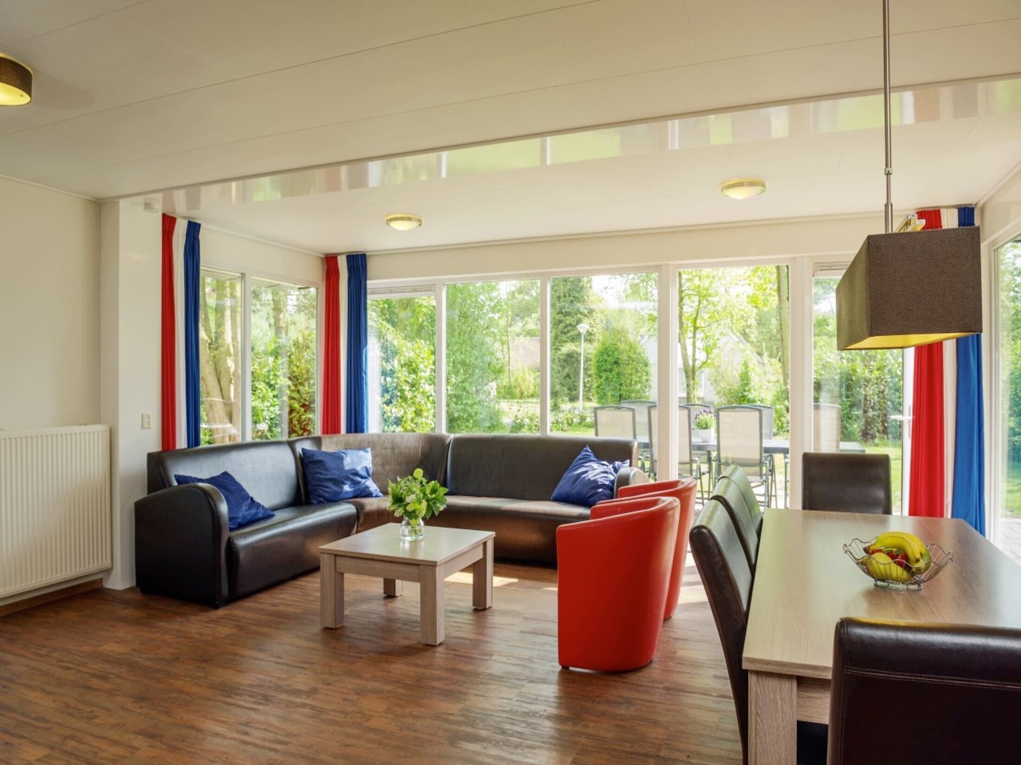 De woonkamer van Holiday home 8 persons Premium in Scherpenzeel