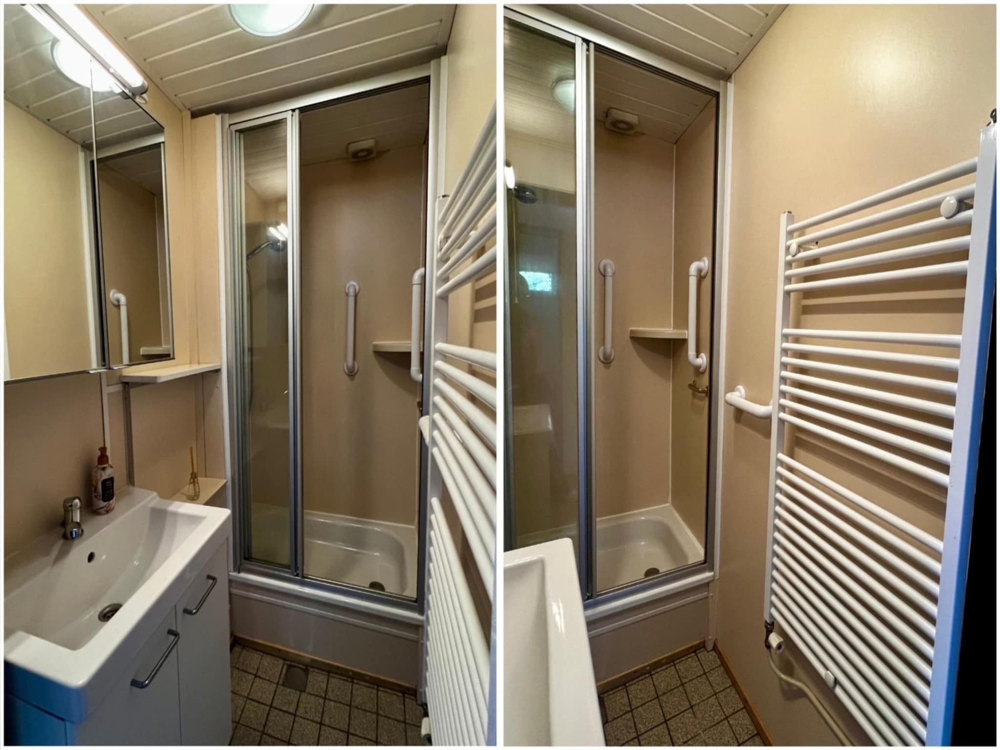 De badkamer van Wildrijk 092 -"C'est la vie" in Sint Maartenszee