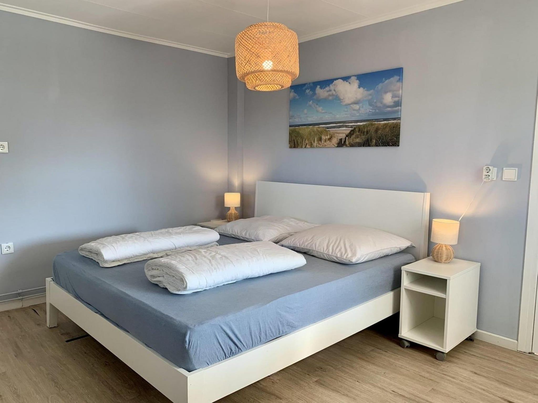 Een slaapkamer van Eureka 075 in Sint Maartenszee