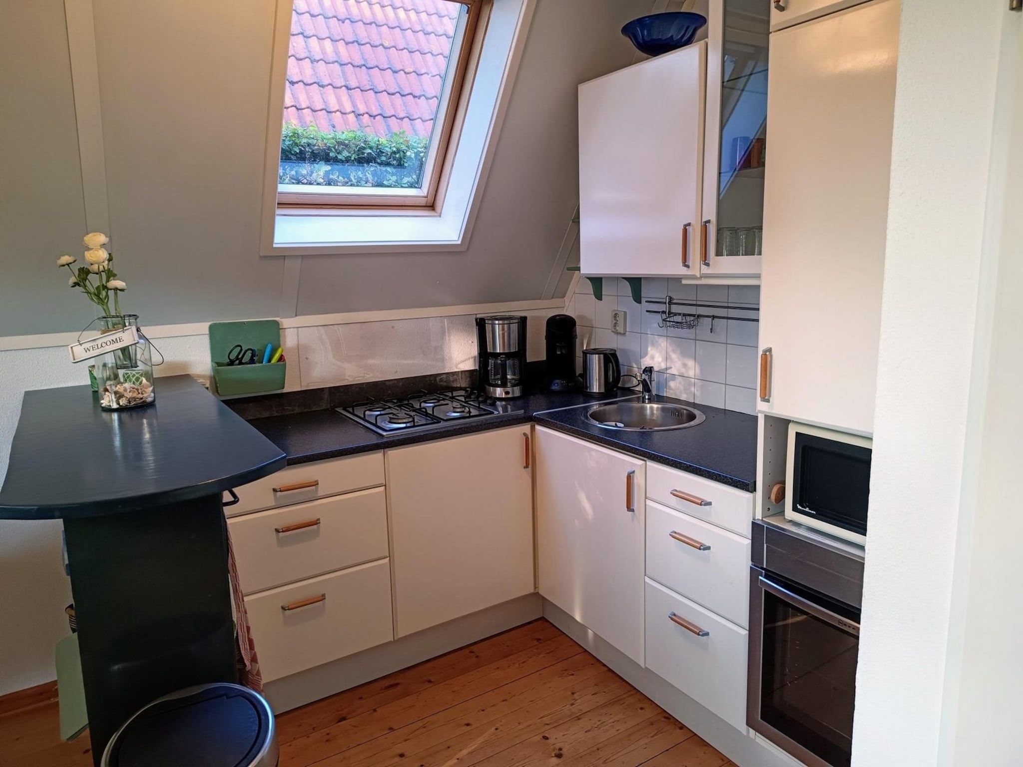 De keuken van Vogelvrij 3 in Sint Maartenszee