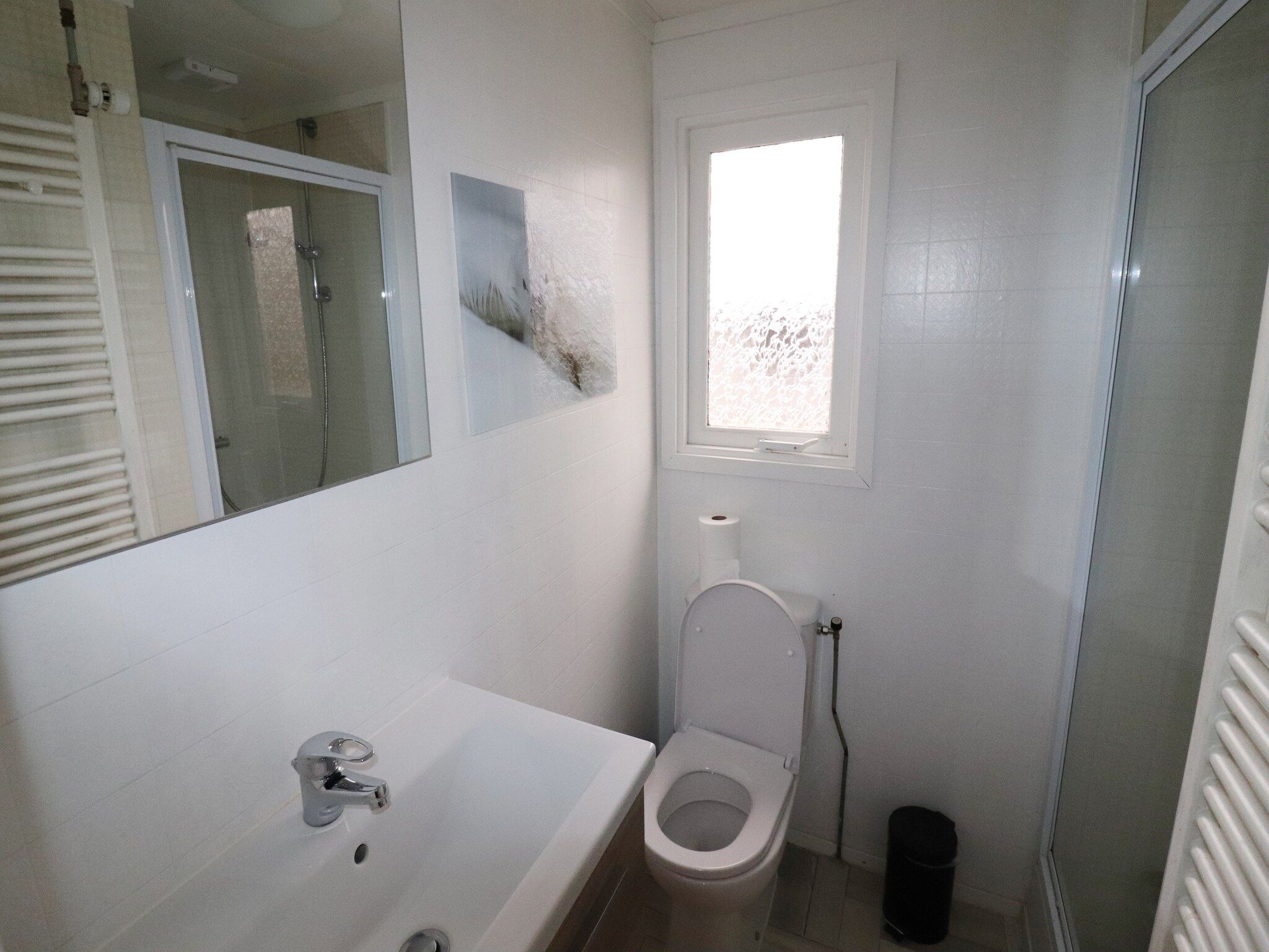 De badkamer van VT101 in Tzummarum