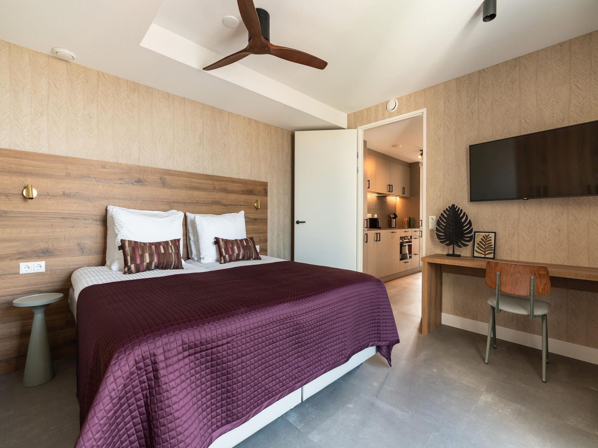 Een slaapkamer van Walden 4 in Den  Haag